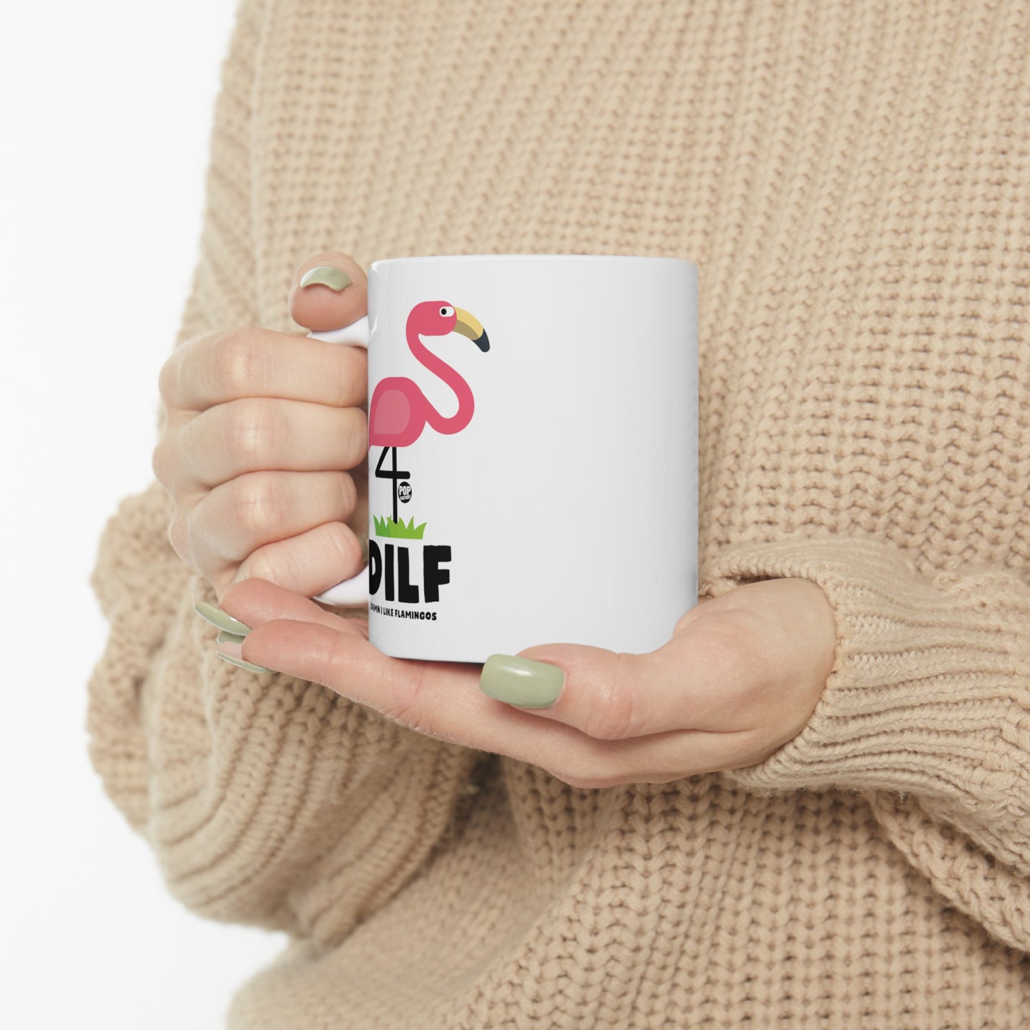 DILF Flamingos Mug