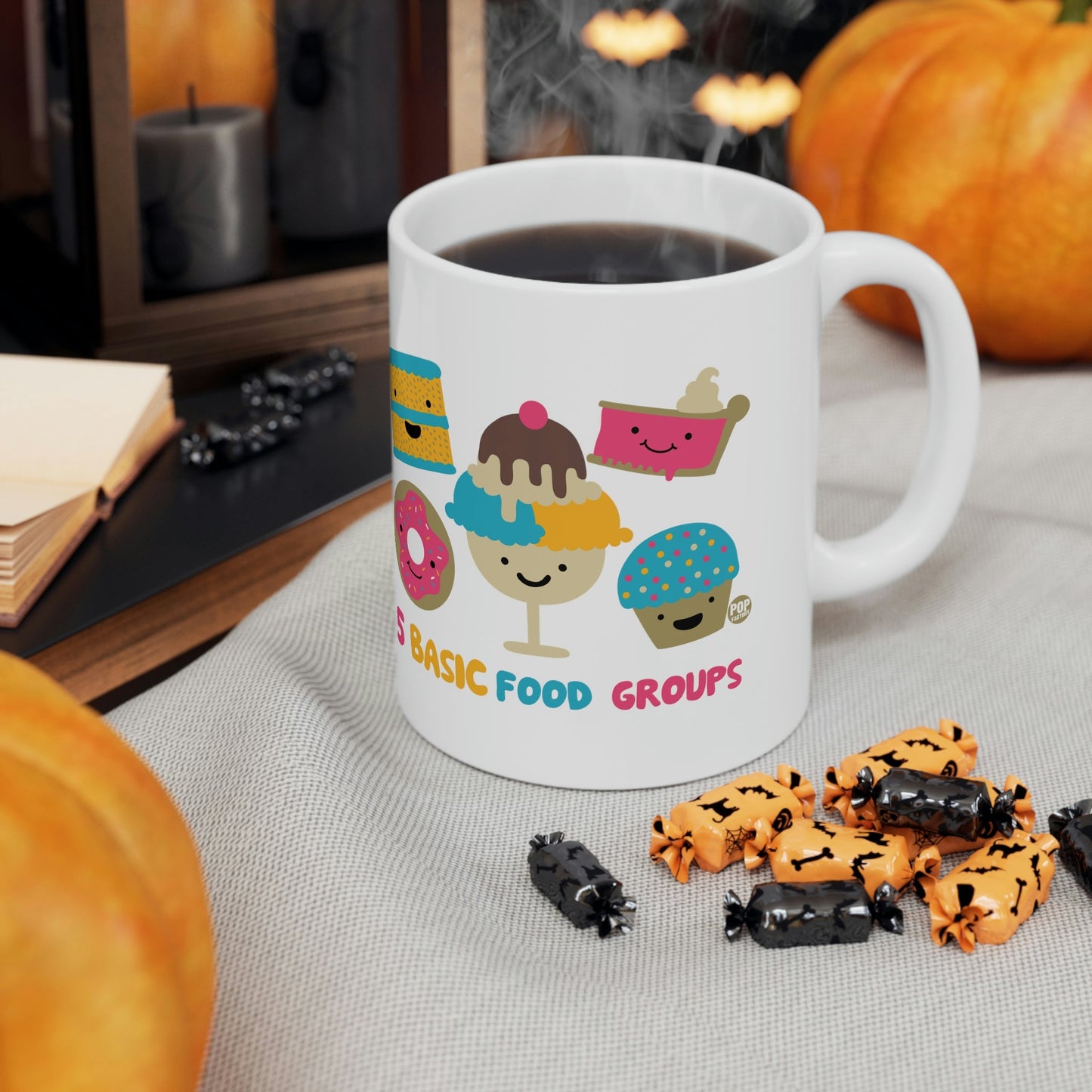 5 BASIC FOOD GROUP COFFEE MUG