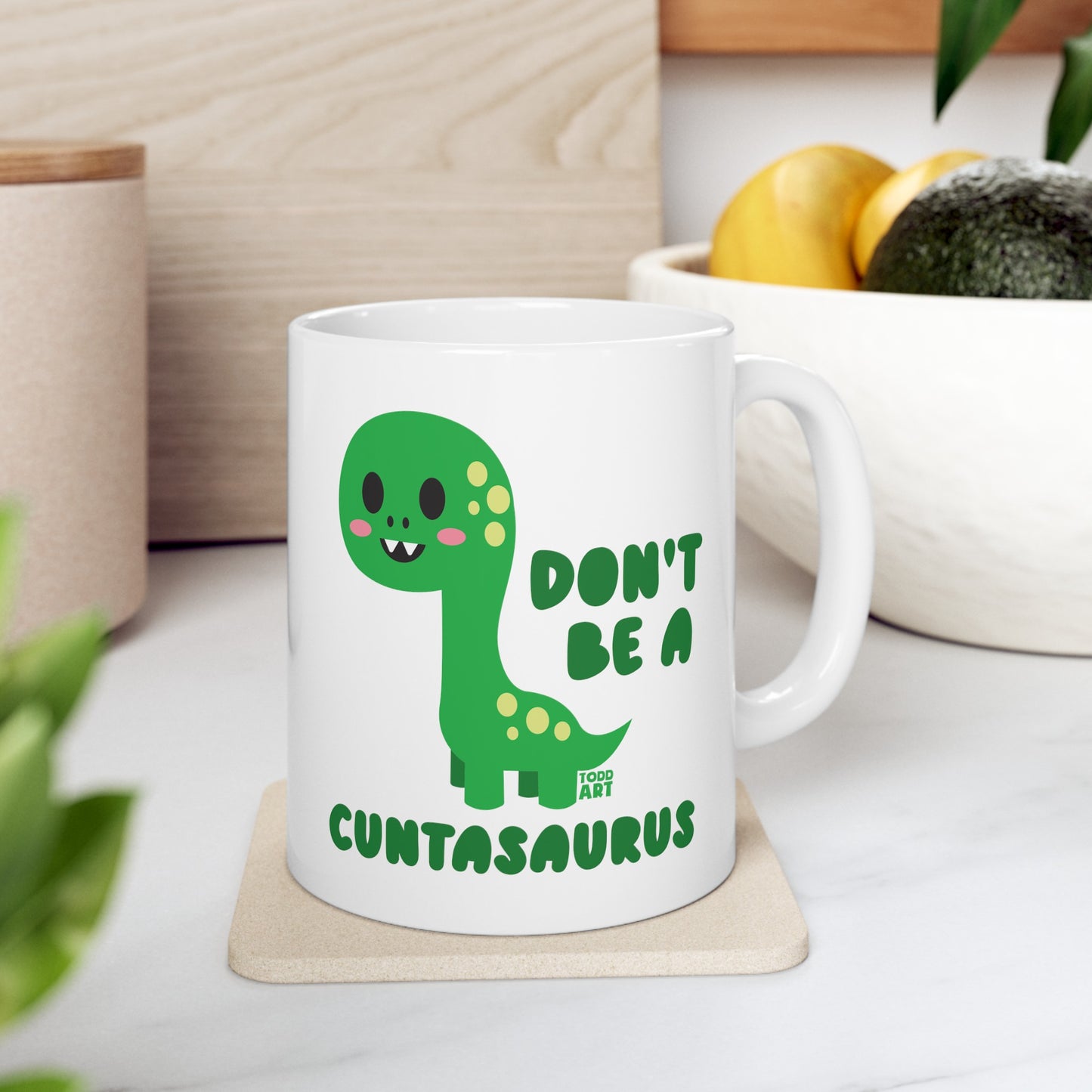 Cuntasaurus Dinosaur Mug