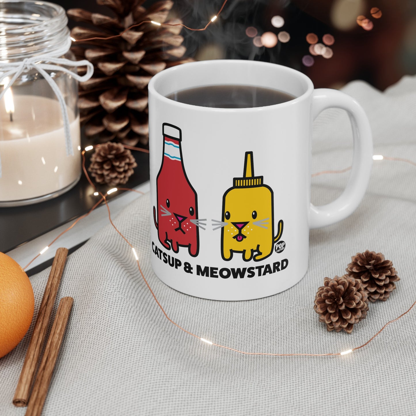 Catsup And Meowstard Mug