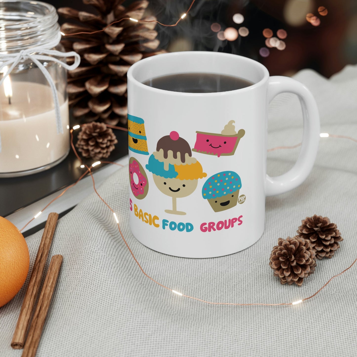 5 BASIC FOOD GROUP COFFEE MUG