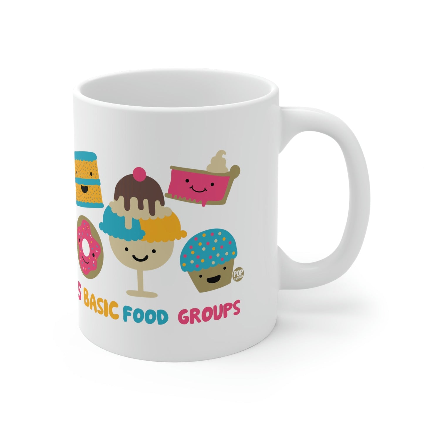 5 BASIC FOOD GROUP COFFEE MUG