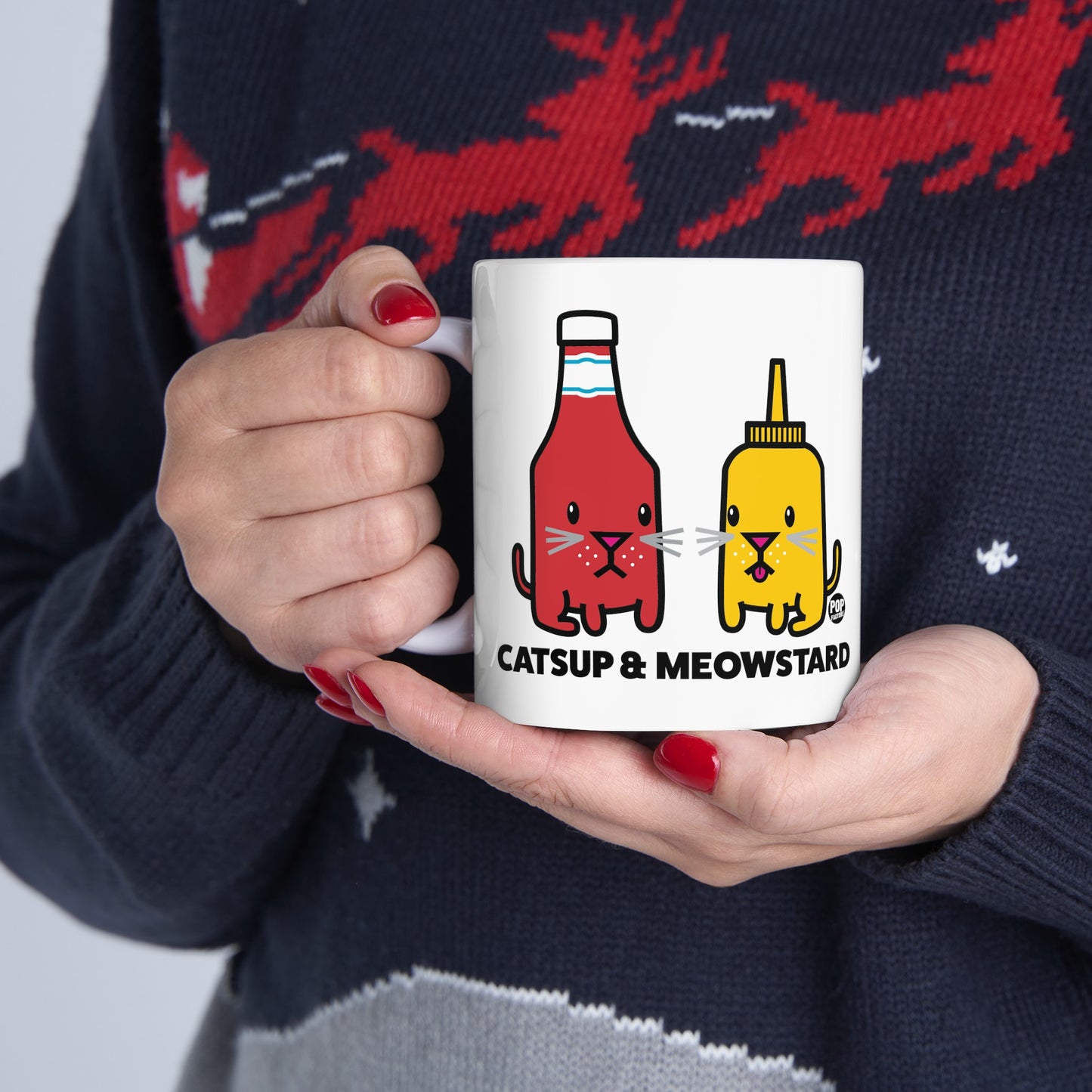 Catsup And Meowstard Mug