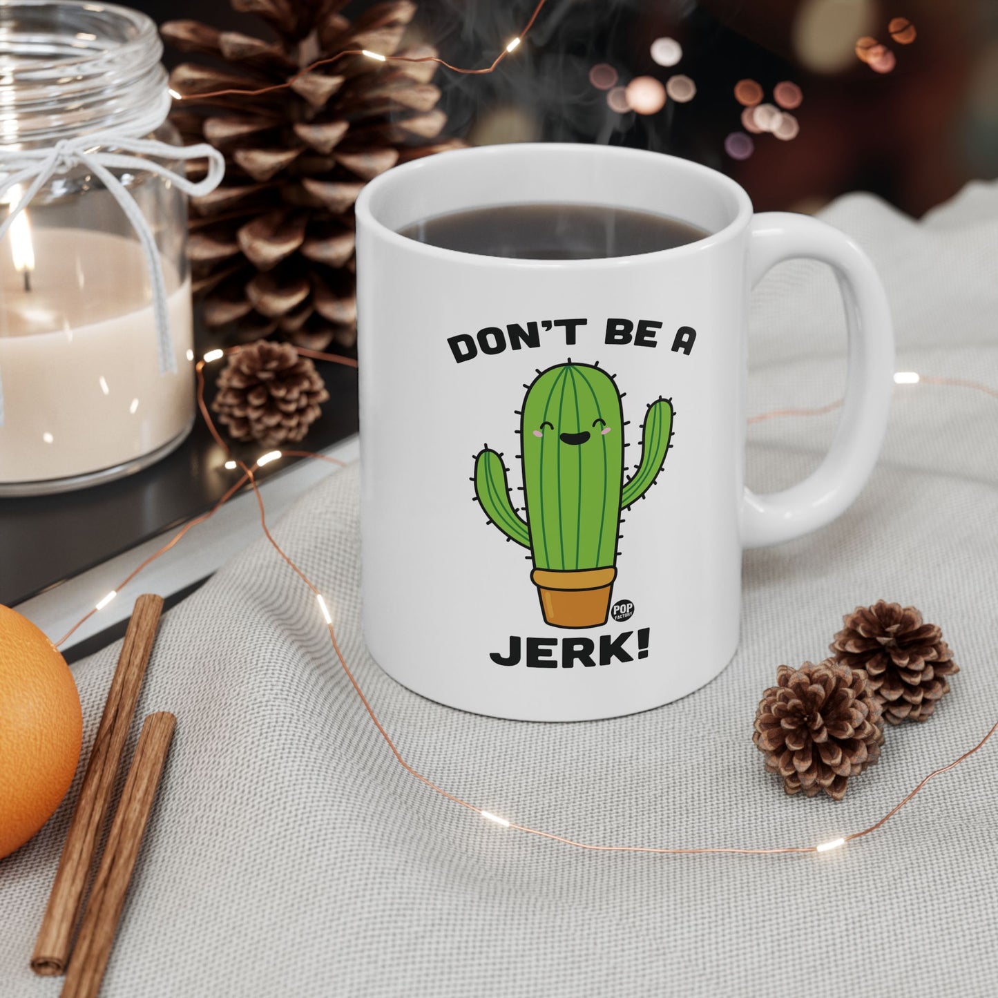 Don't Be A Jerk Cactus Coffee Mug