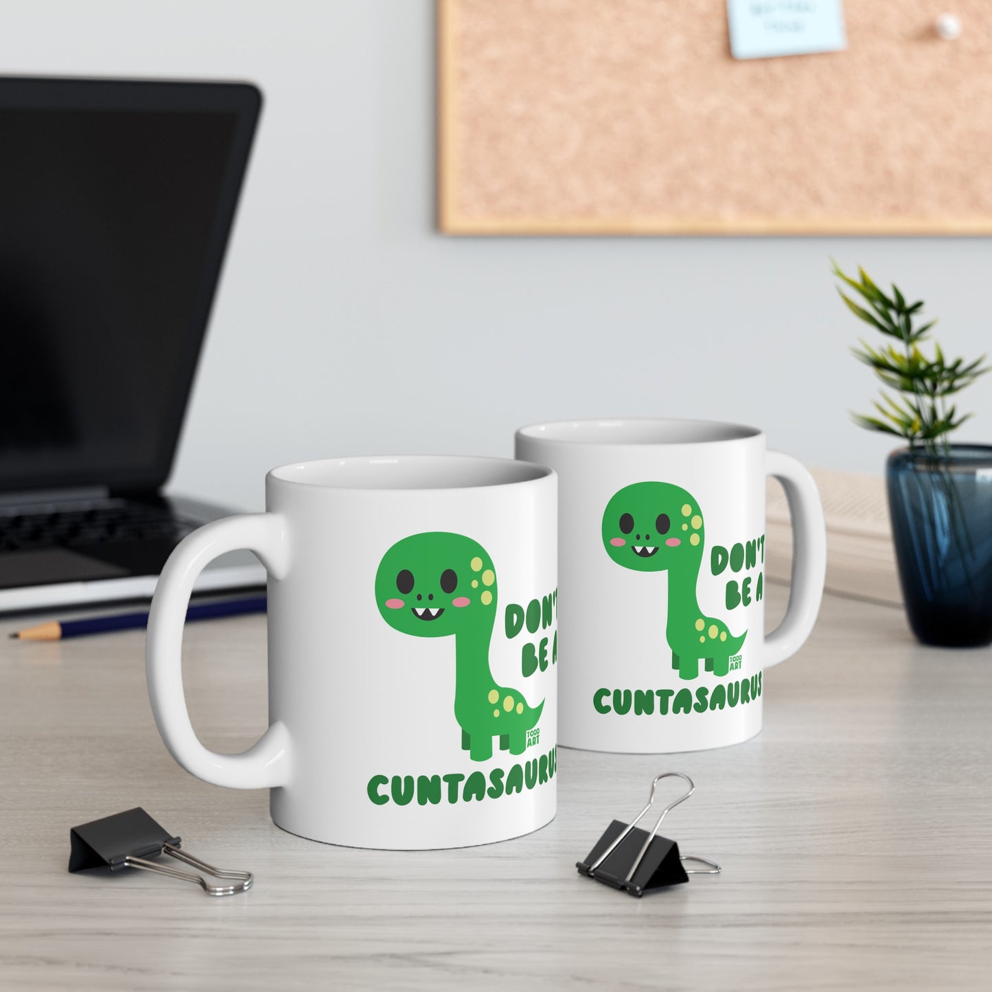 Cuntasaurus Dinosaur Mug