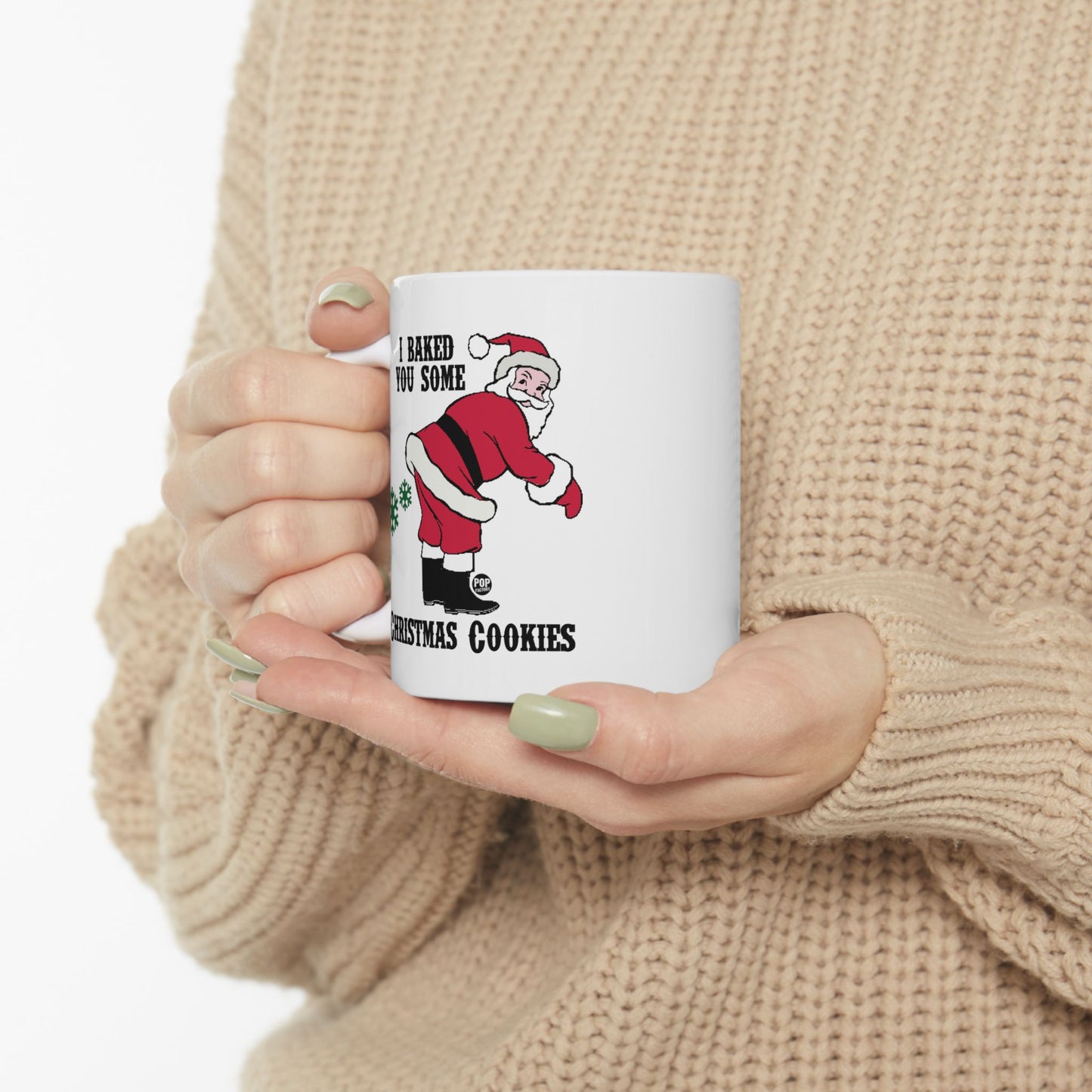 Santa Baked Xmas Cookies Fart Mug