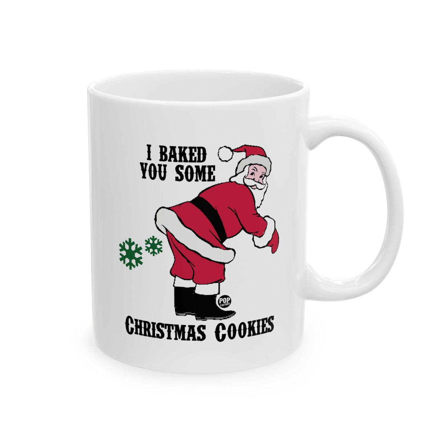 Santa Baked Xmas Cookies Fart Mug