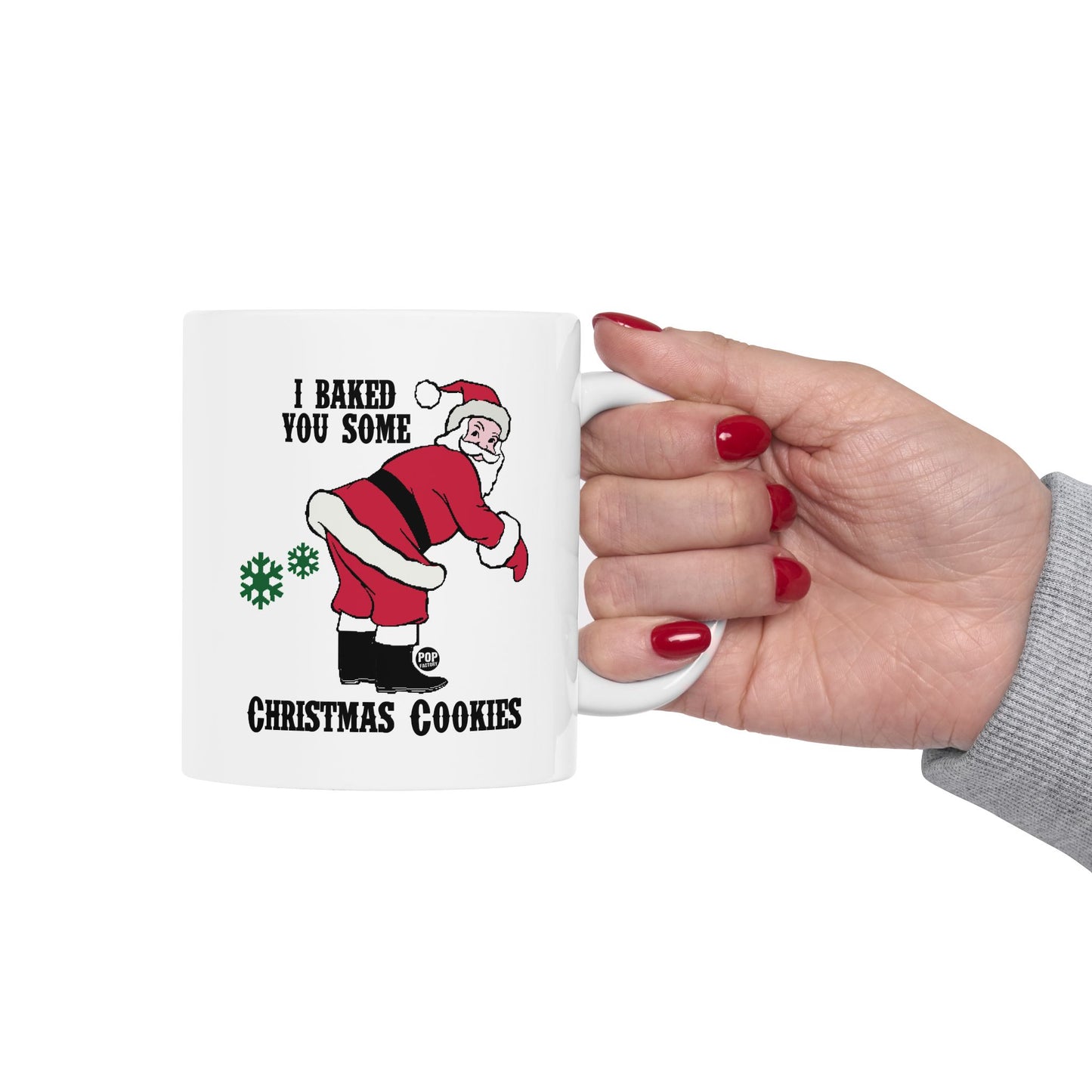 Santa Baked Xmas Cookies Fart Mug