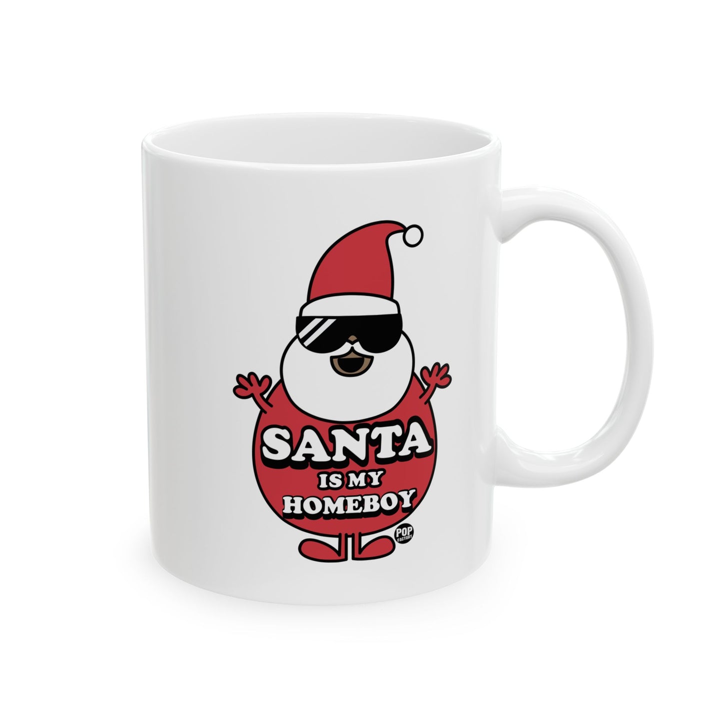 Santa Is My Home Boy 2 Mug