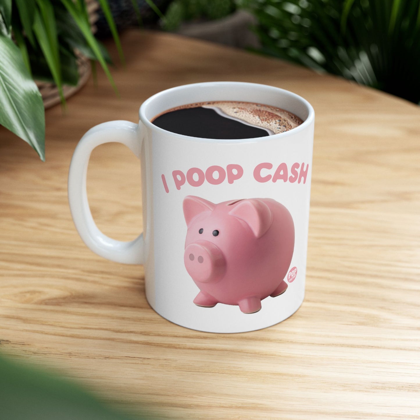 I Poop Cash Piggy Bank Photo Mug