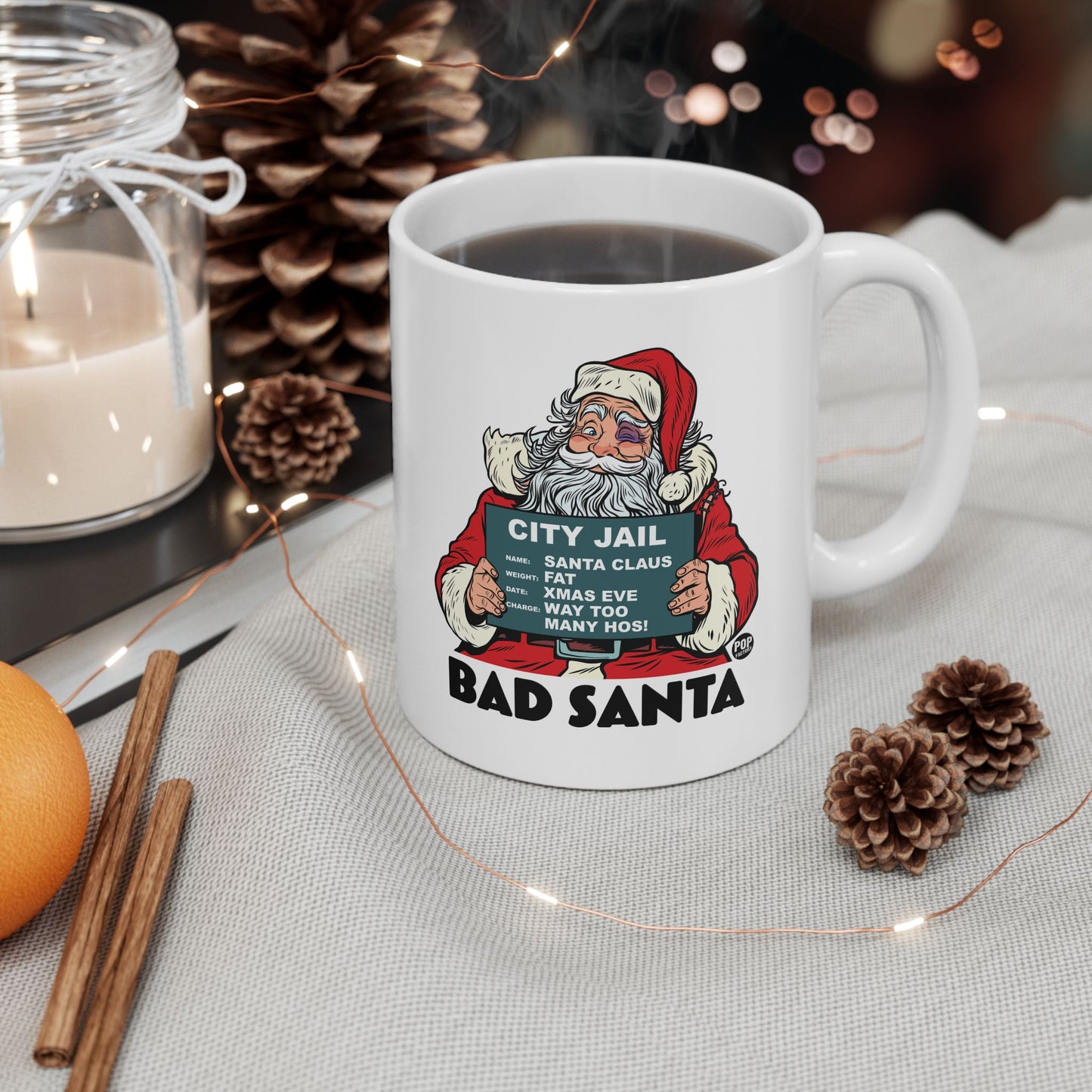 BAD SANTA COFFEE MUG