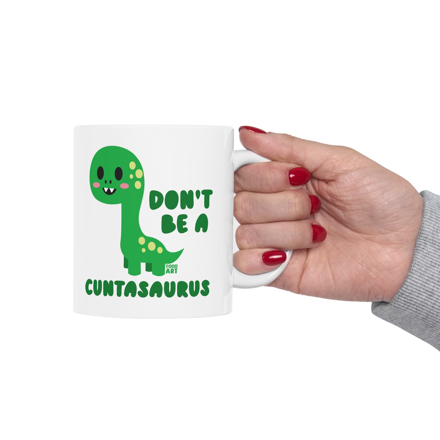 Cuntasaurus Dinosaur Mug