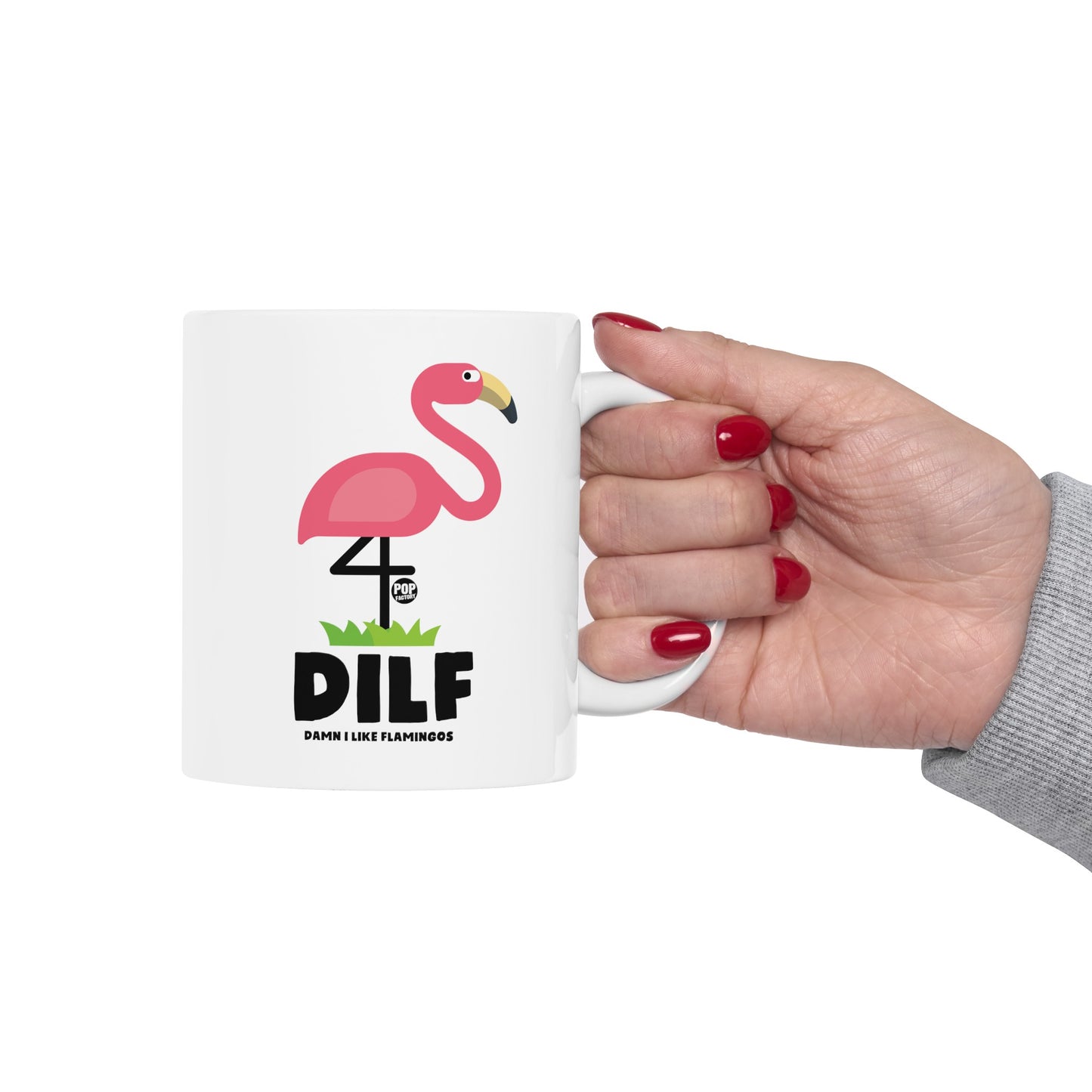 DILF Flamingos Mug