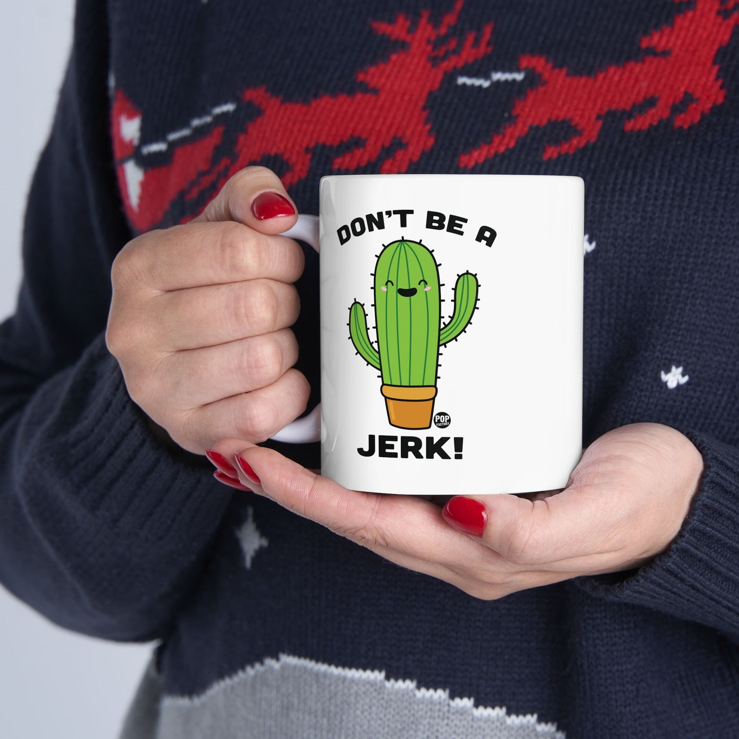 Don't Be A Jerk Cactus Coffee Mug