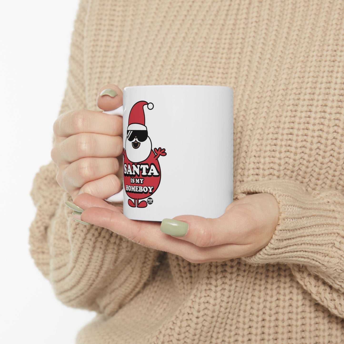 Santa Is My Home Boy 2 Mug