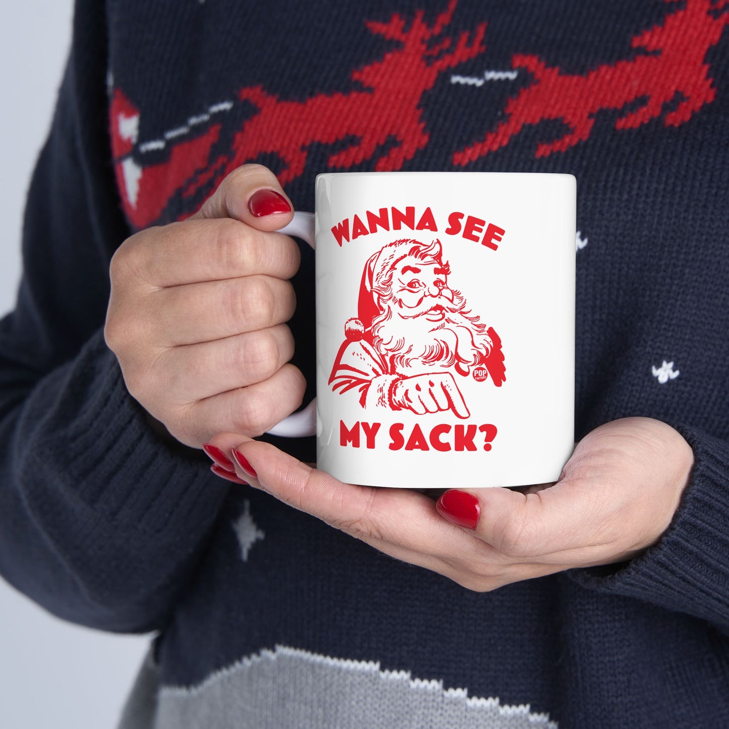 Santa Wanna See My Sack Mug