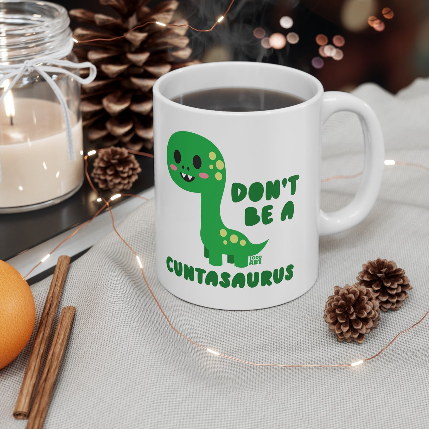 Cuntasaurus Dinosaur Mug