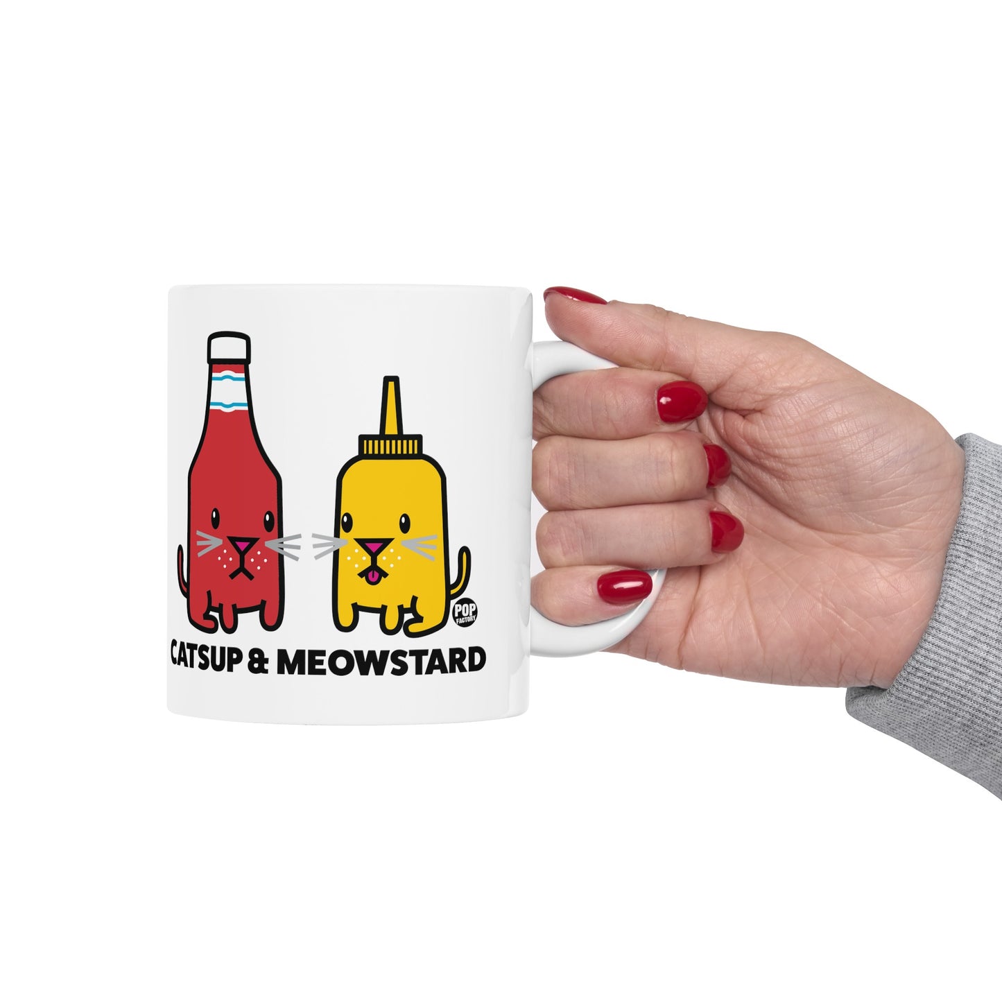 Catsup And Meowstard Mug