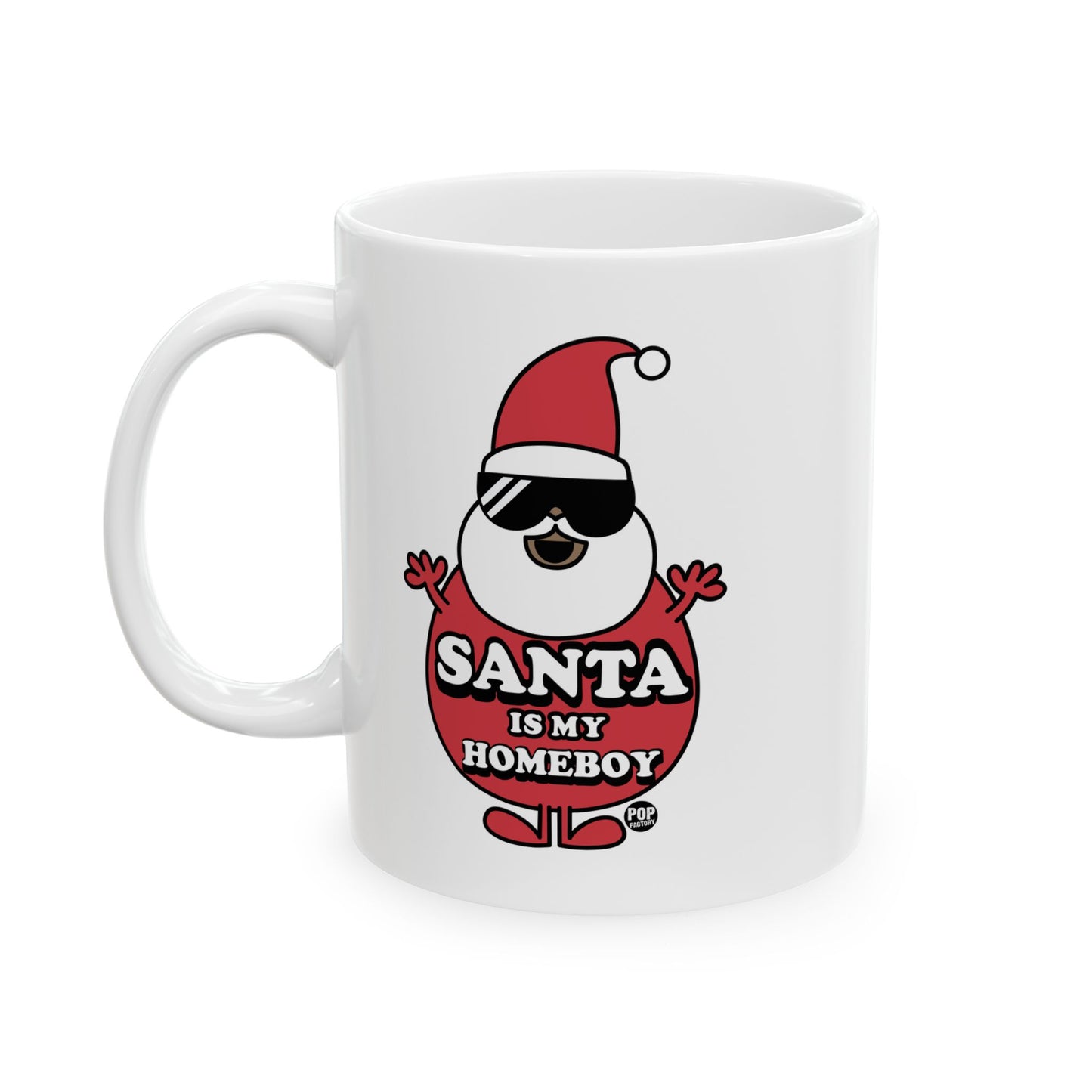 Santa Is My Home Boy 2 Mug