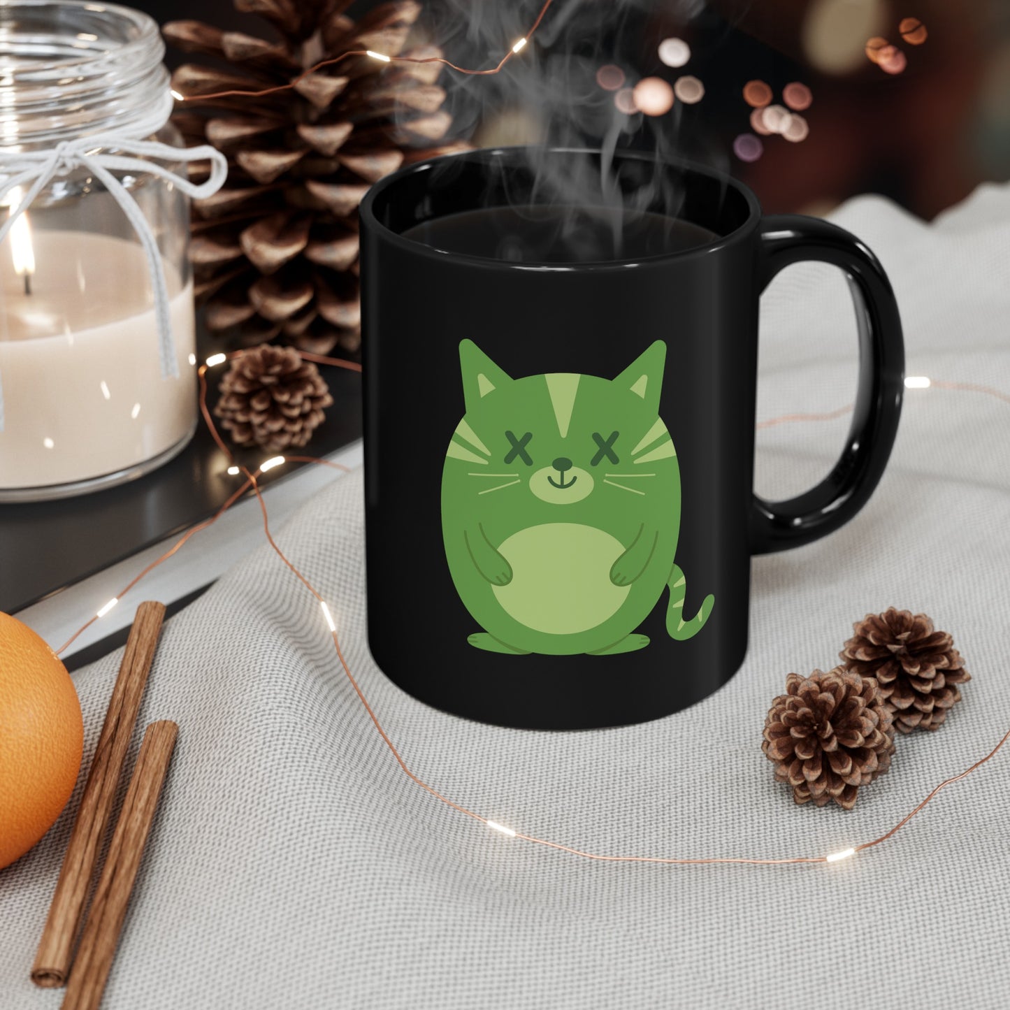 Deadimals Cat Mug - Halloween Edition