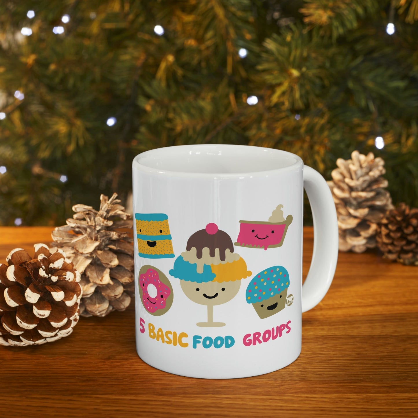 5 BASIC FOOD GROUP COFFEE MUG