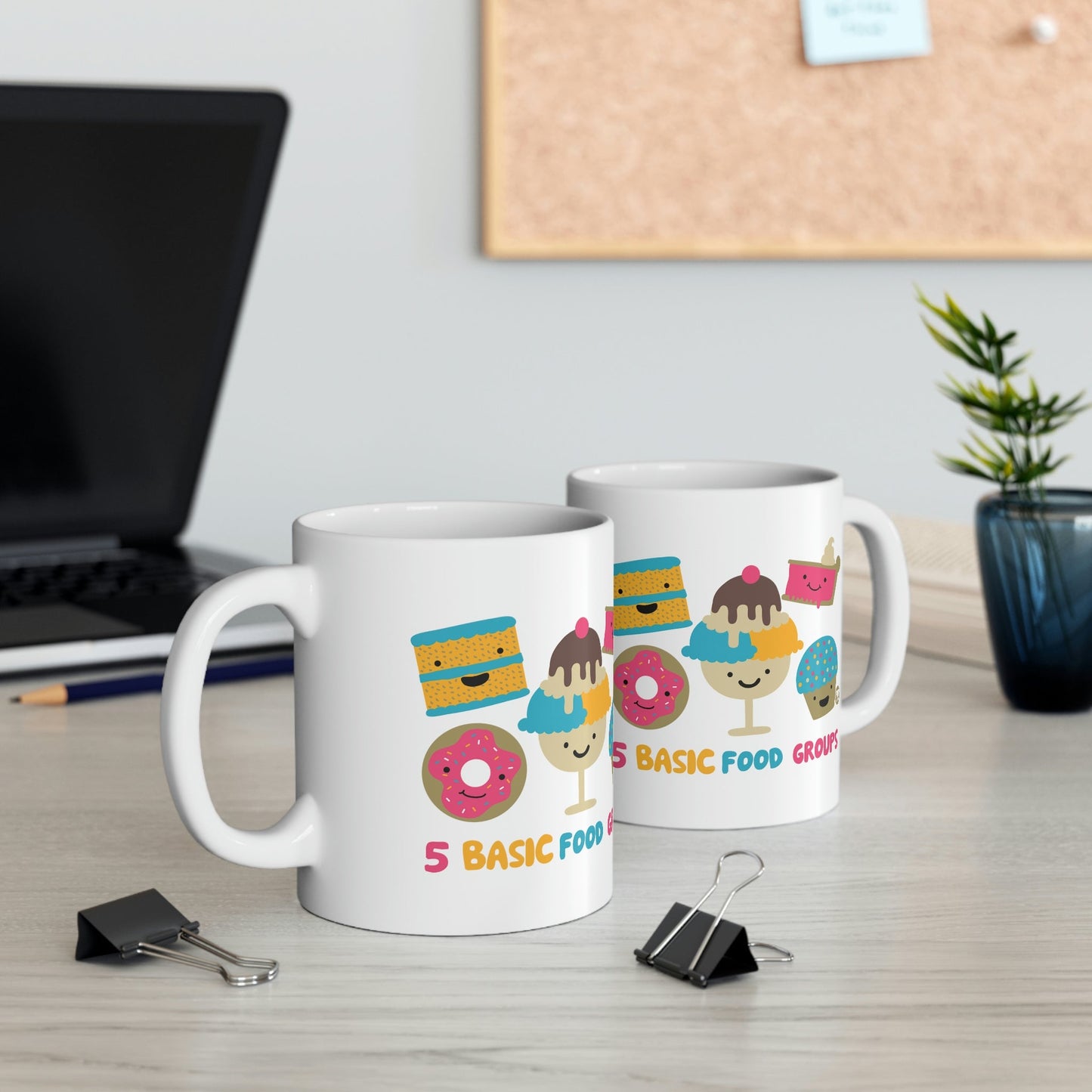 5 BASIC FOOD GROUP COFFEE MUG