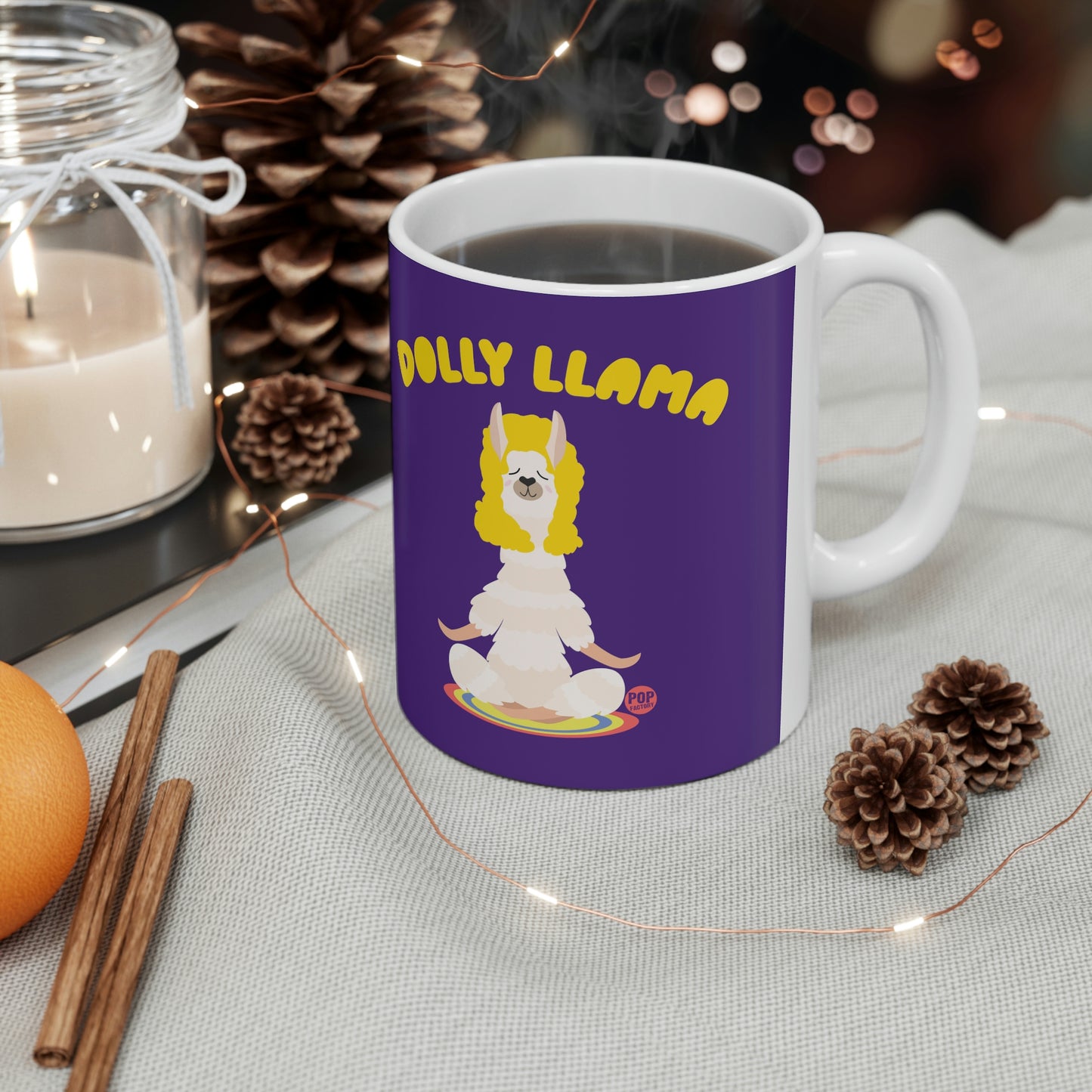 DOLLY LLAMA COFFEE MUG