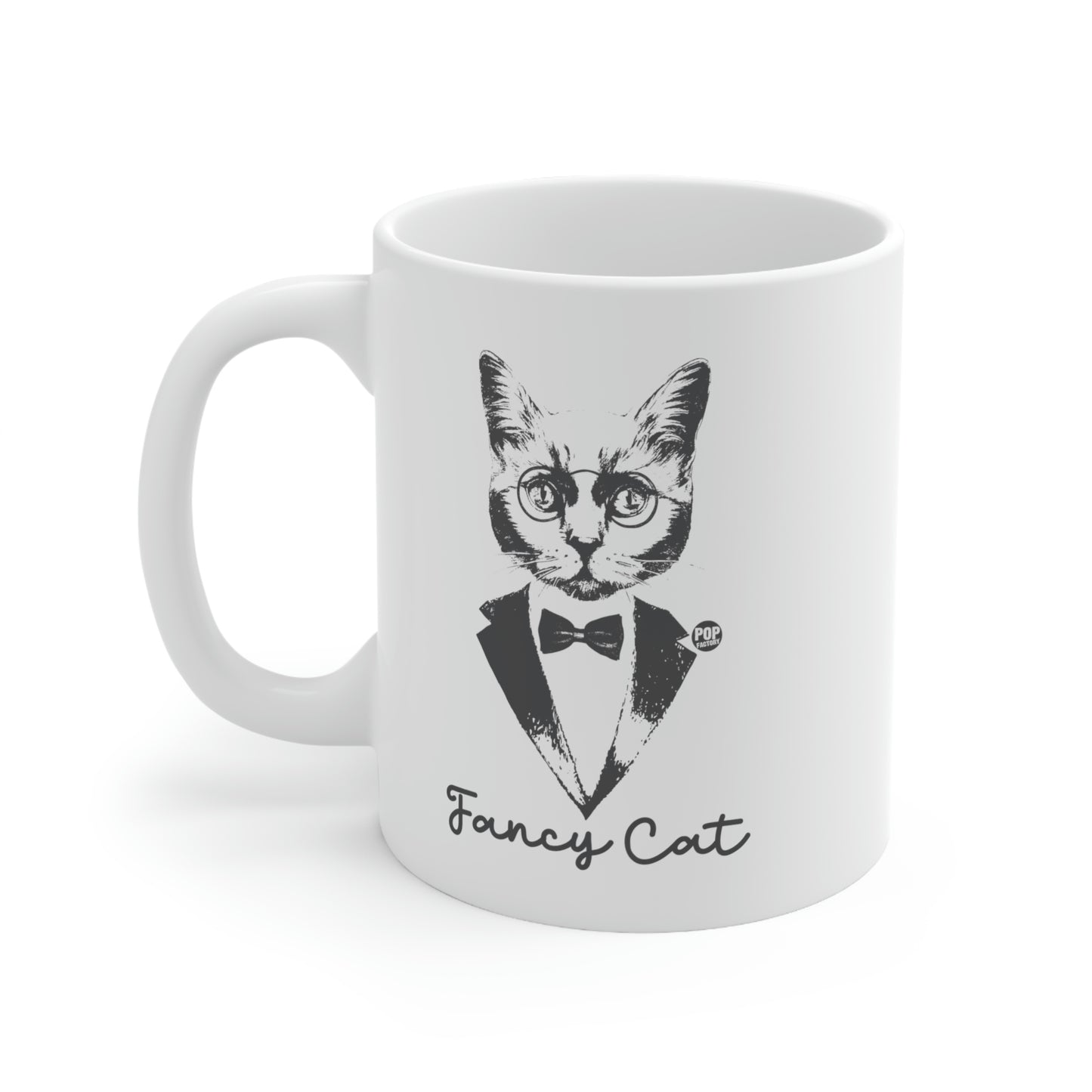 FANCY CAT TUX COFFEE MUG