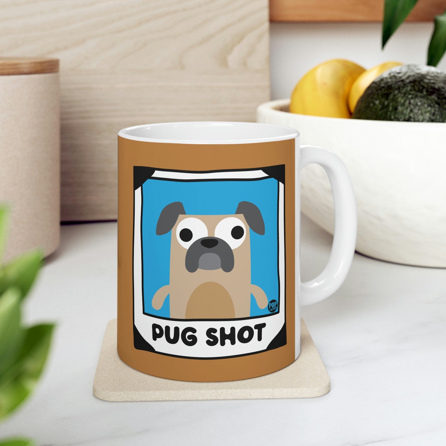 PUG SHOT PUG COFFEE MUG