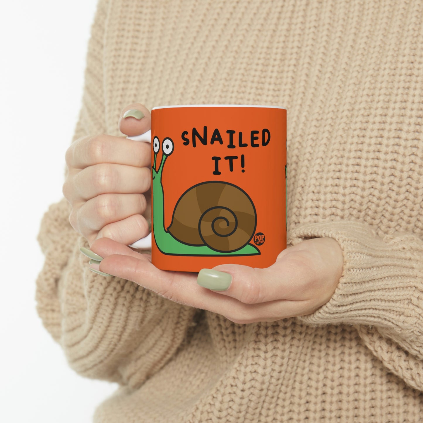 Snailed It Snail Mug