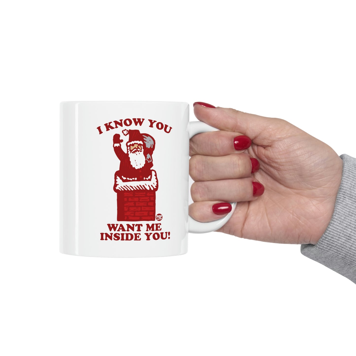 Santa Inside You Chimney Mug