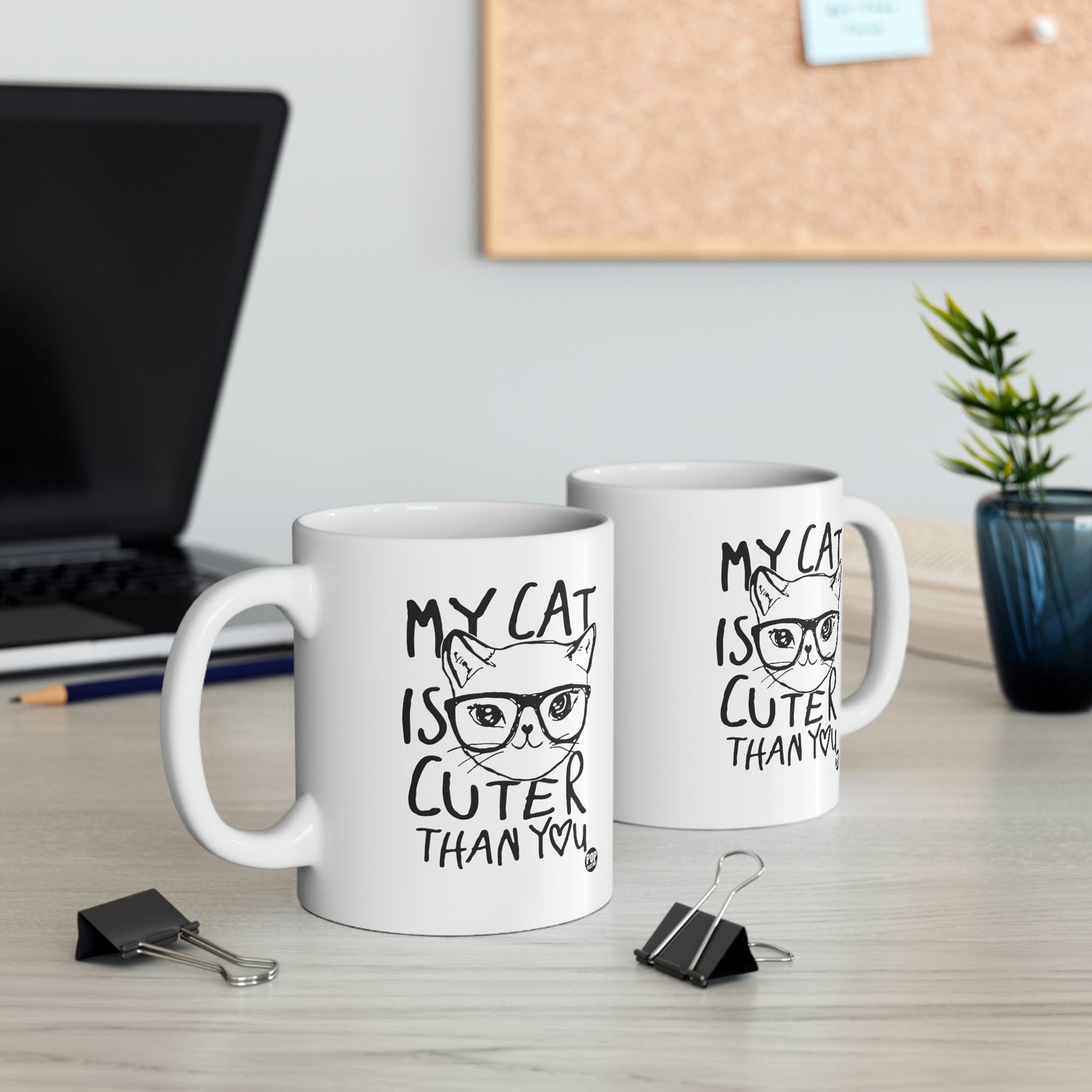 My Cat Is Cuter Than You Mug – Funny “My Cat Is Cuter Than You” Coffee Cup by Pop Factory® | Gift for Cat Parents & Humor Fans