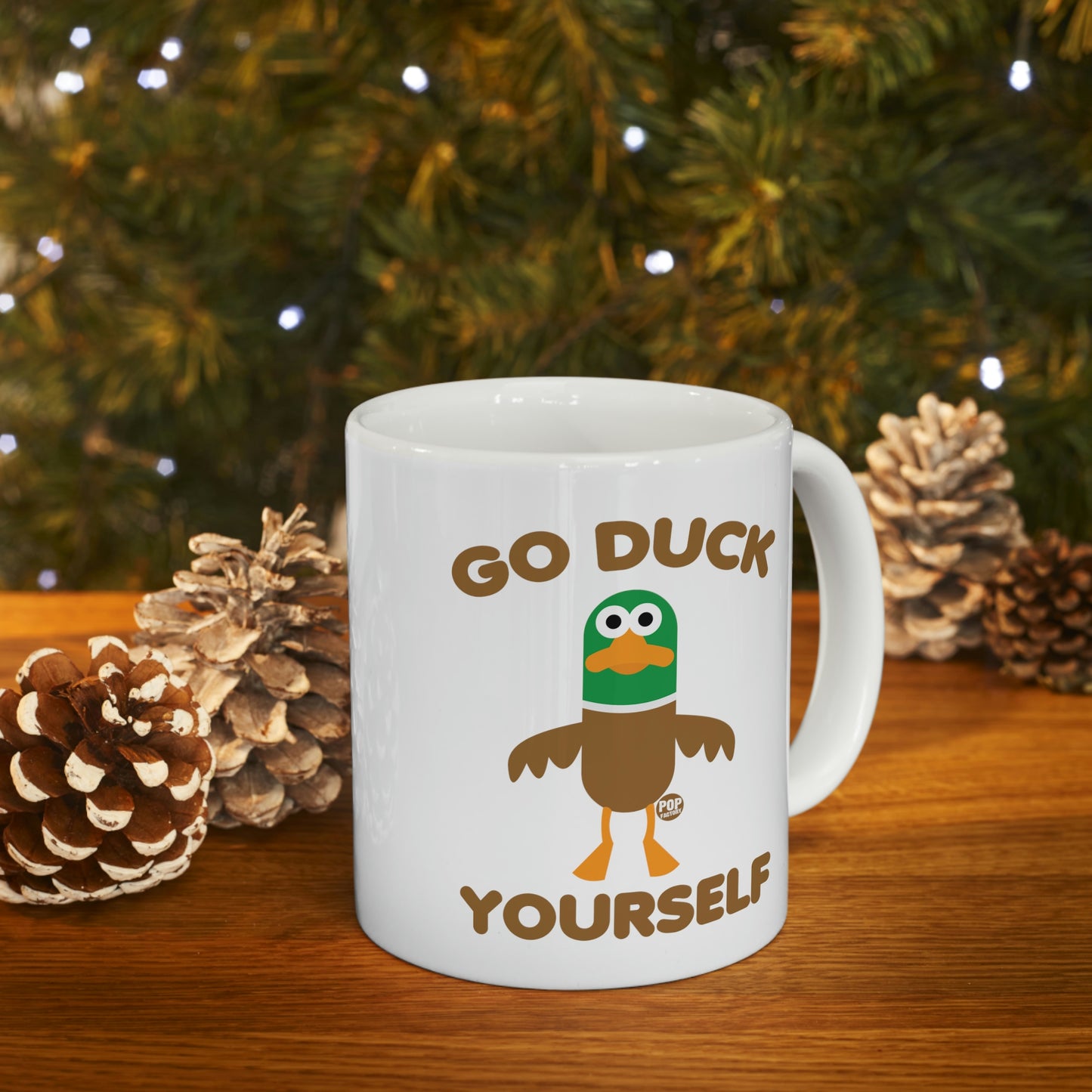 GO DUCK YOURSELF COFFEE MUG