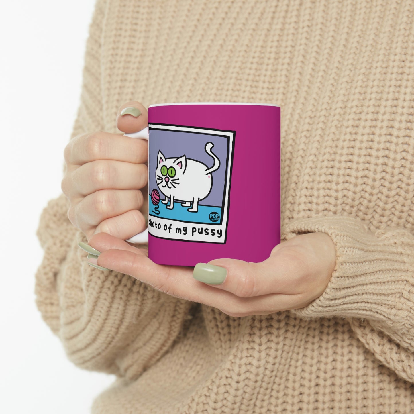 PHOTO OF MY PUSSY COFFEE MUG