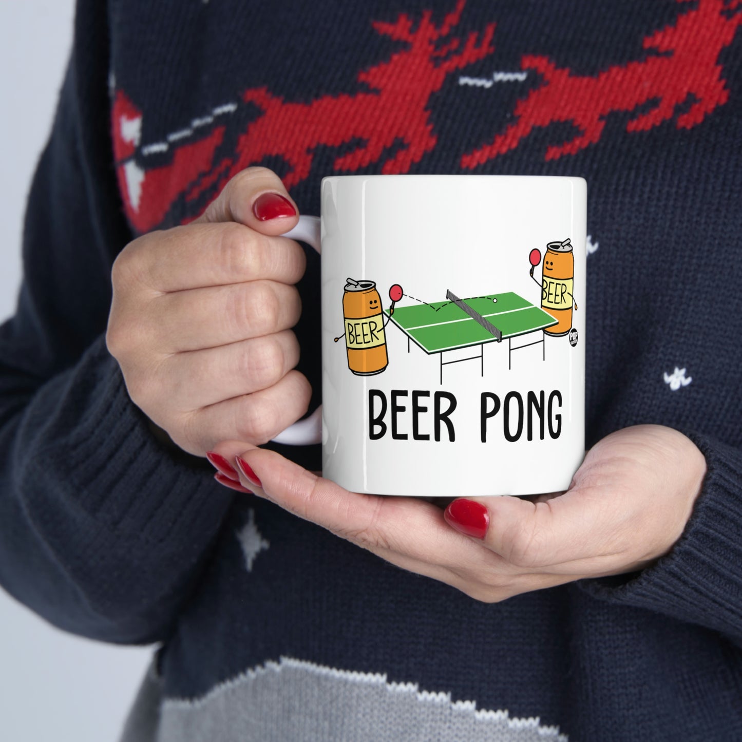 BEER PONG COFFEE MUG