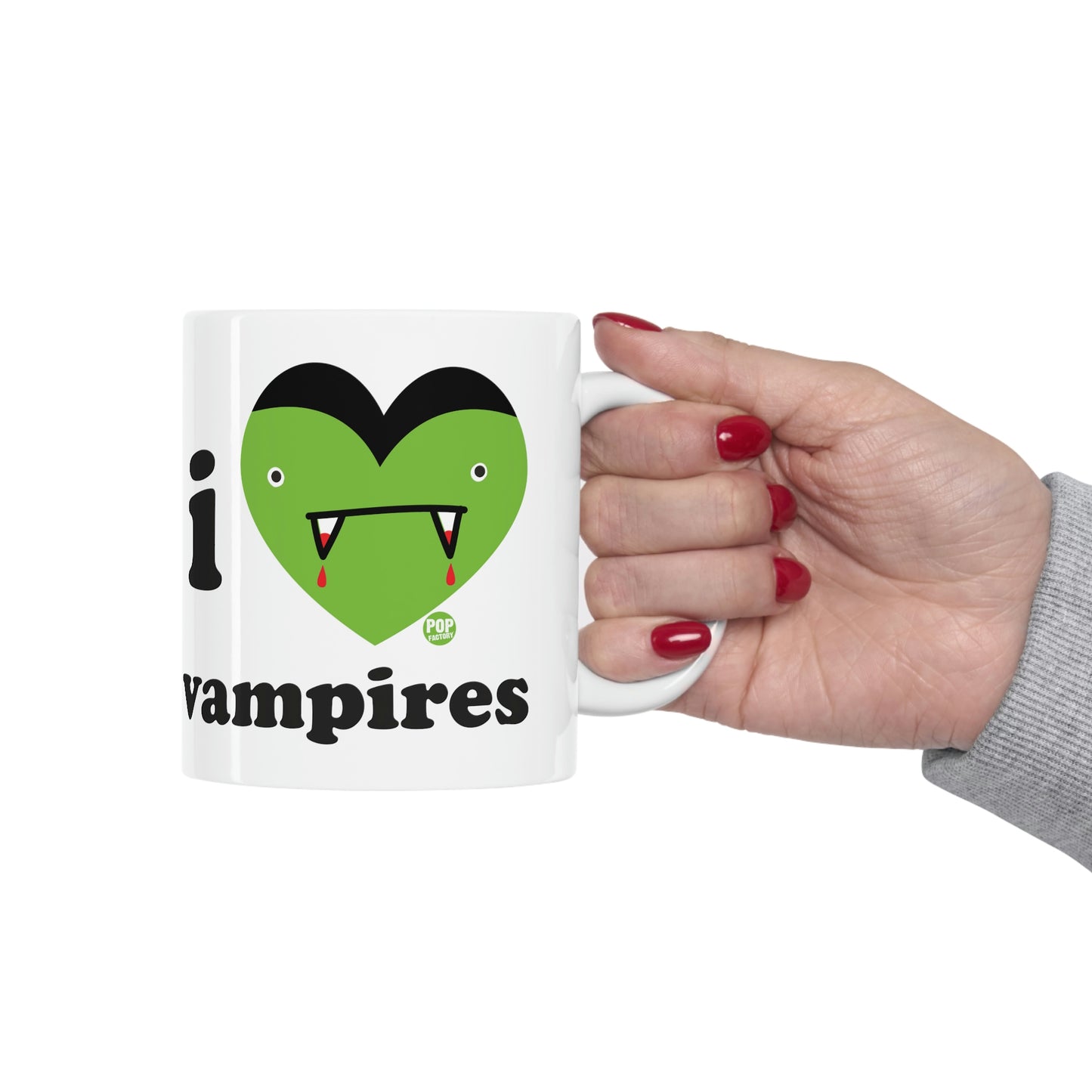 I LOVE VAMPIRES COFFEE MUG