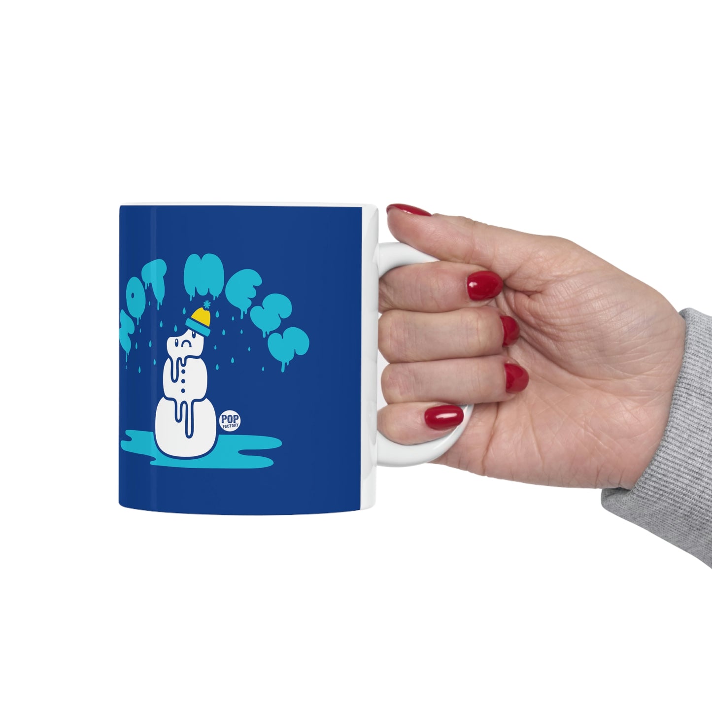 HOT MESS SNOWMAN COFFEE MUG