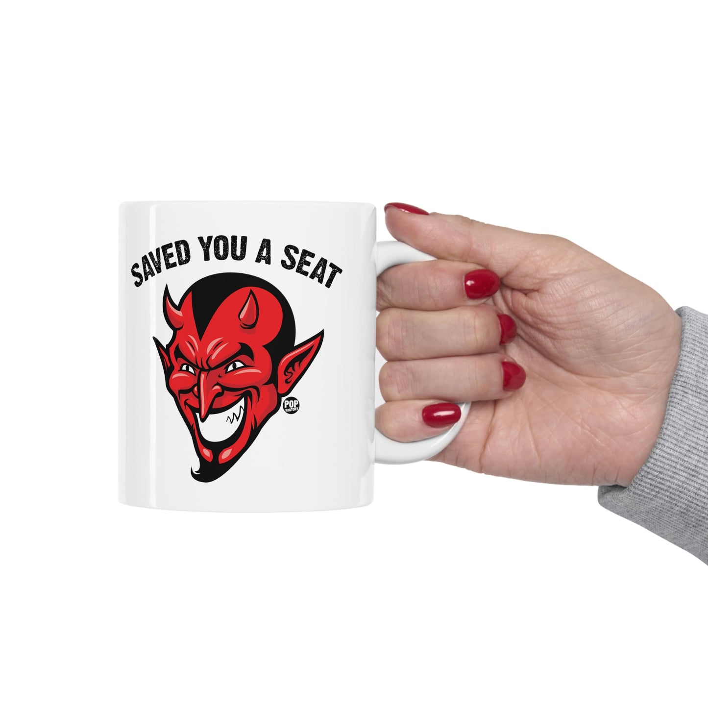 Saved You A Seat Devil Mug