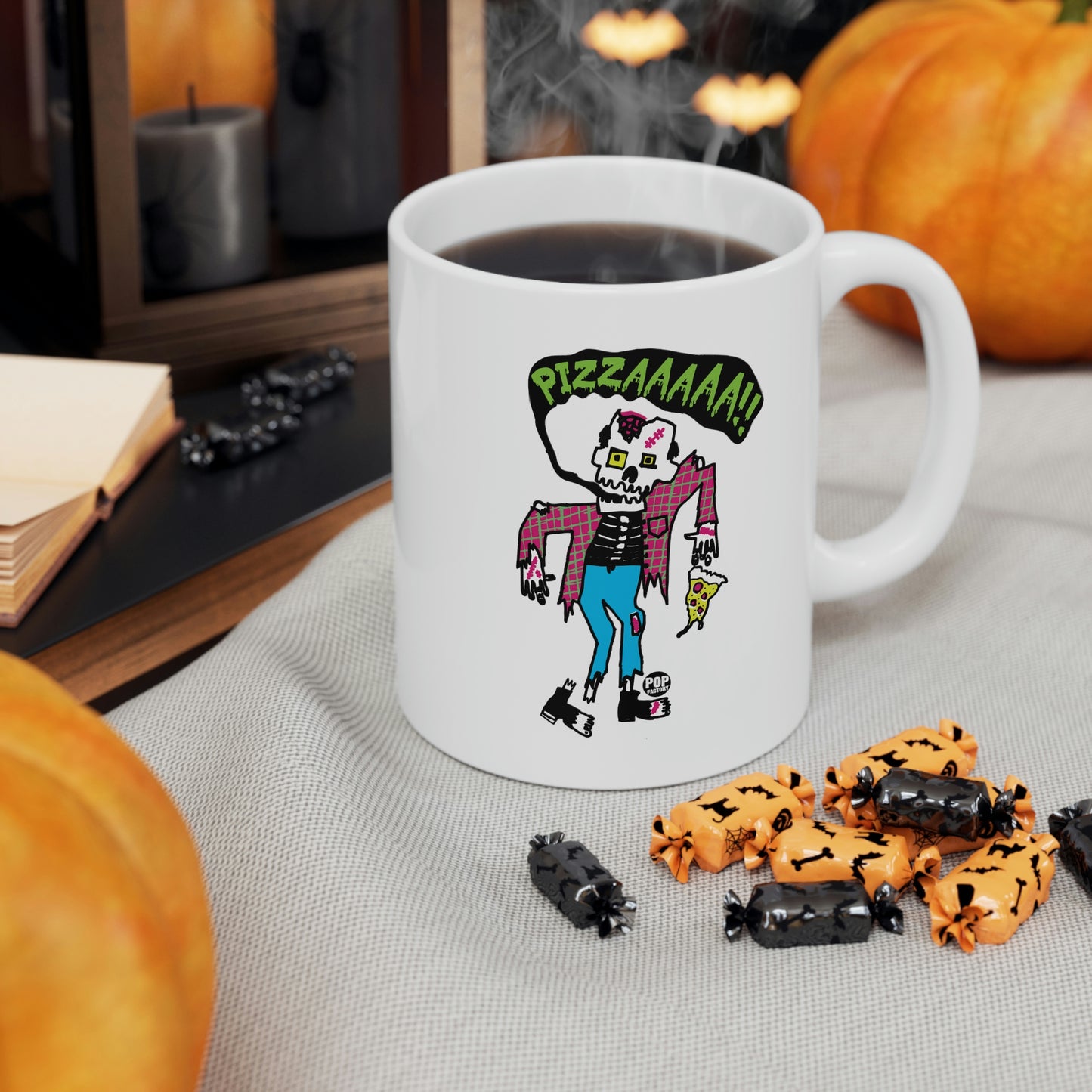 PIZZZZZA ZOMBIE COFFEE MUG