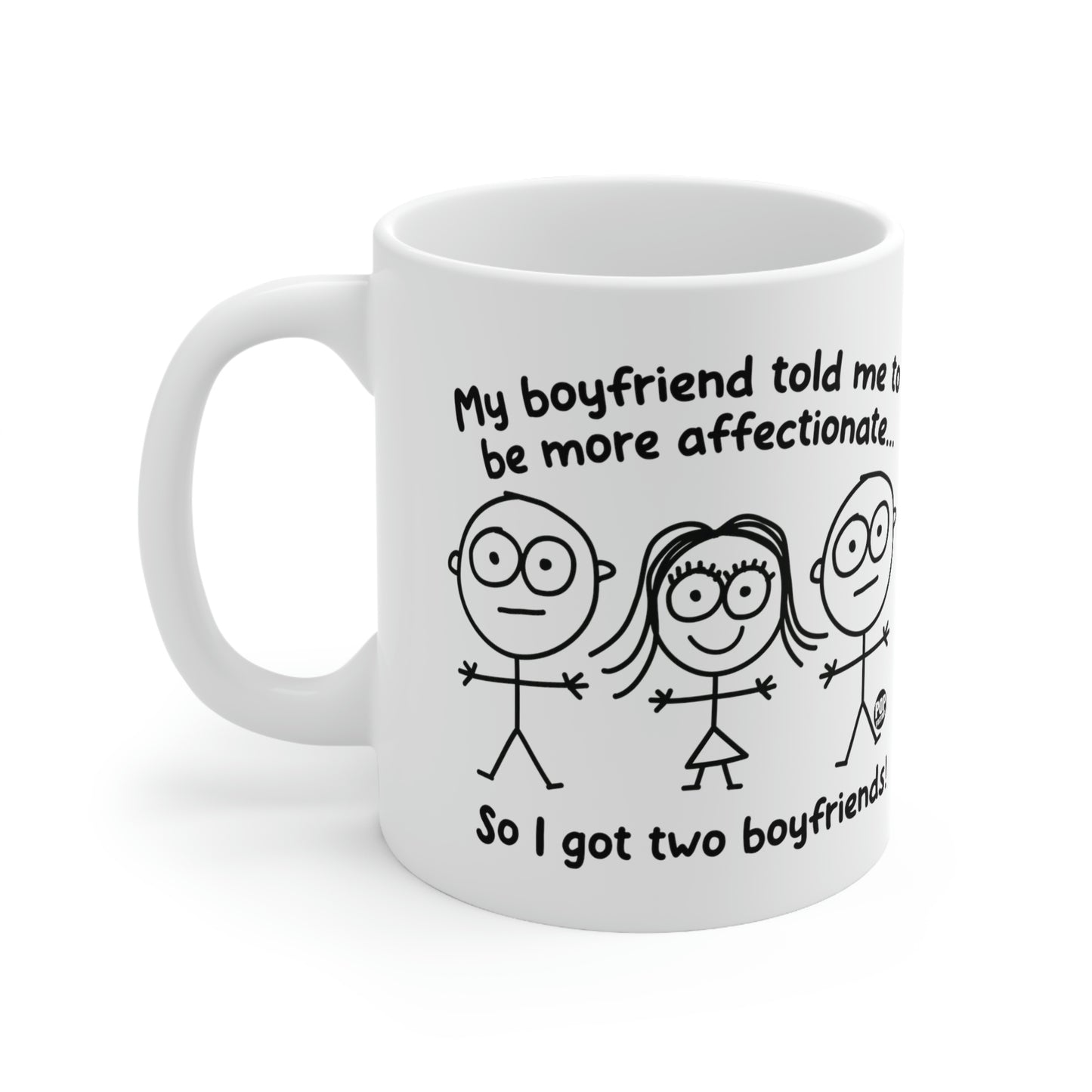 Two Boyfriends Girl Mug