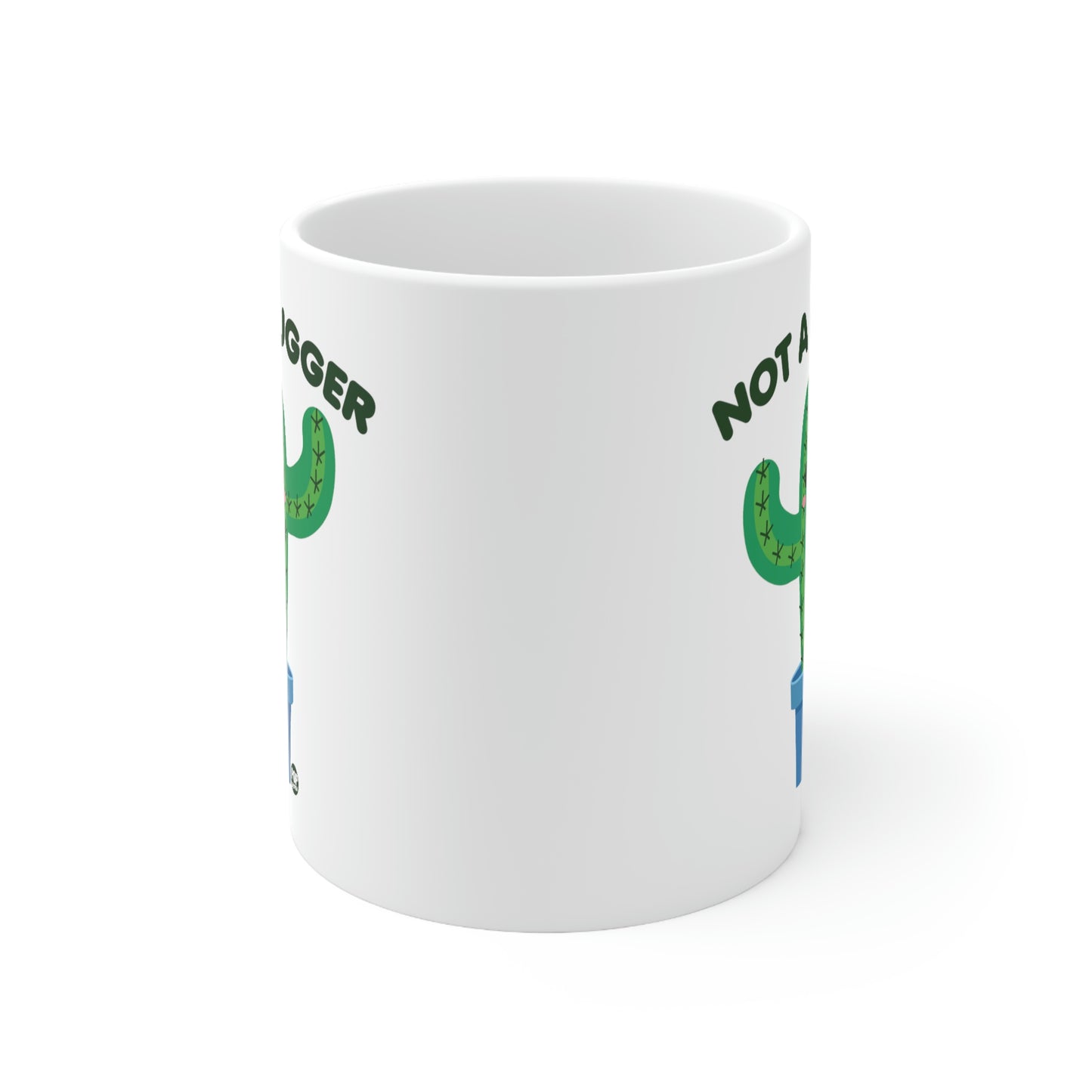 NOT A HUGGER CACTUS COFFEE MUG