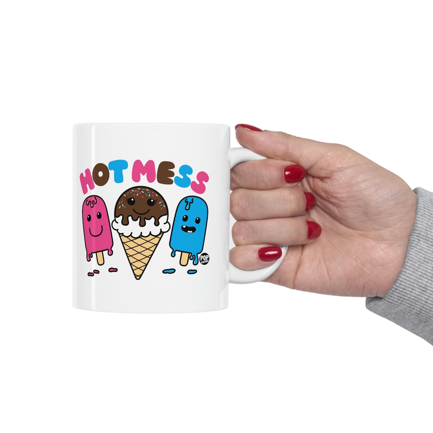 HOT MESS ICE CREAM COFFEE MUG