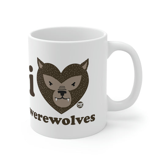 I LOVE WEREWOLVES COFFEE MUIG