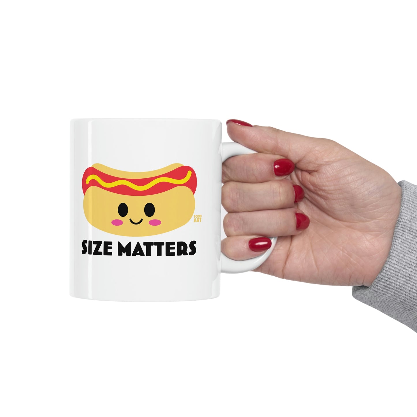 Size Matters Hot Dog Mug