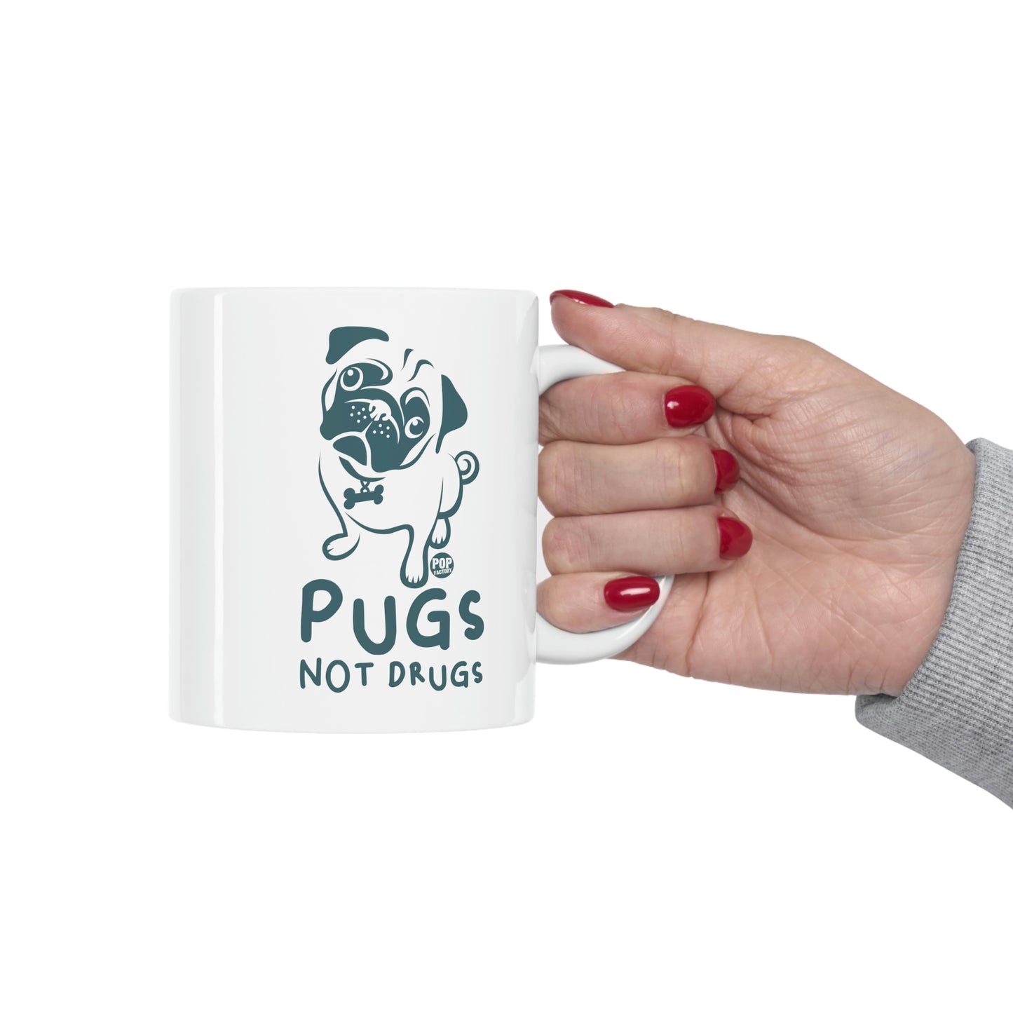 PUGS NOT DRUGS COFFEE MUG