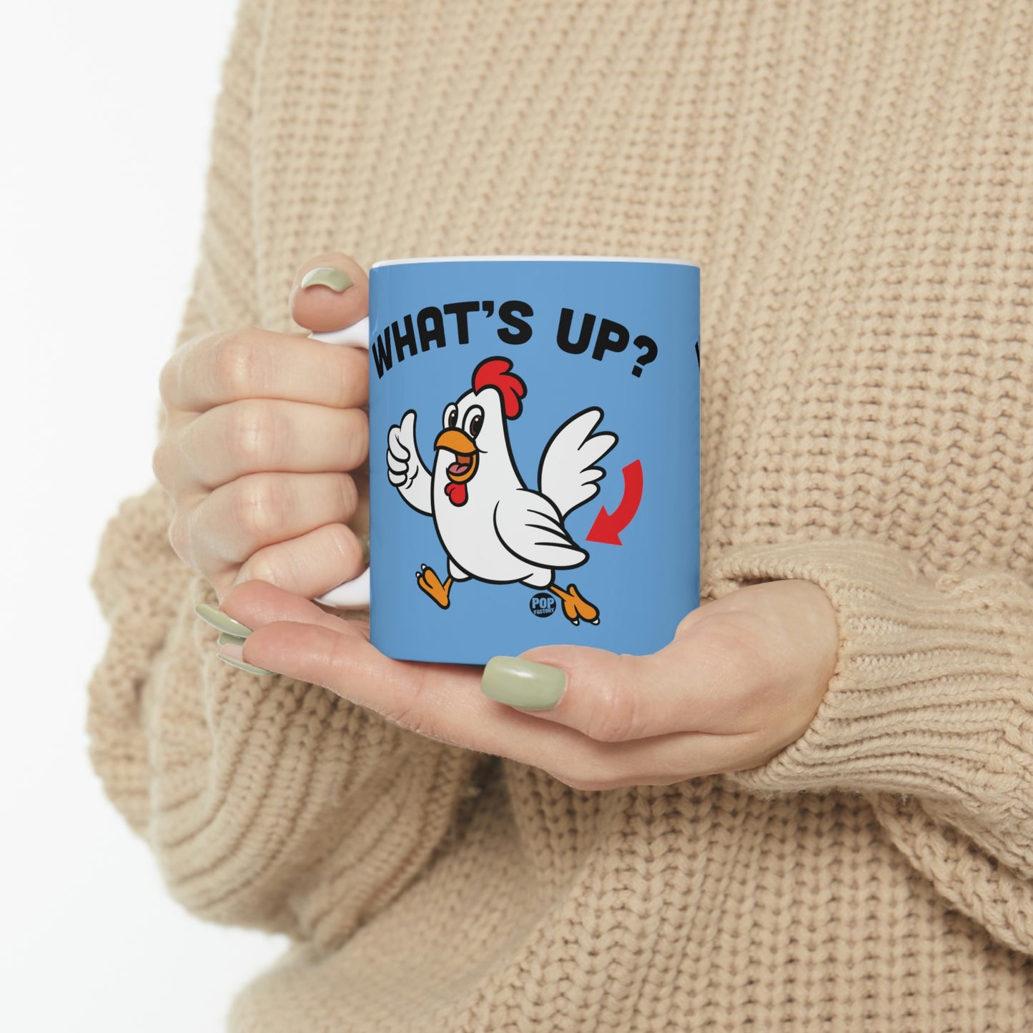 What's Up Chicken Butt Mug