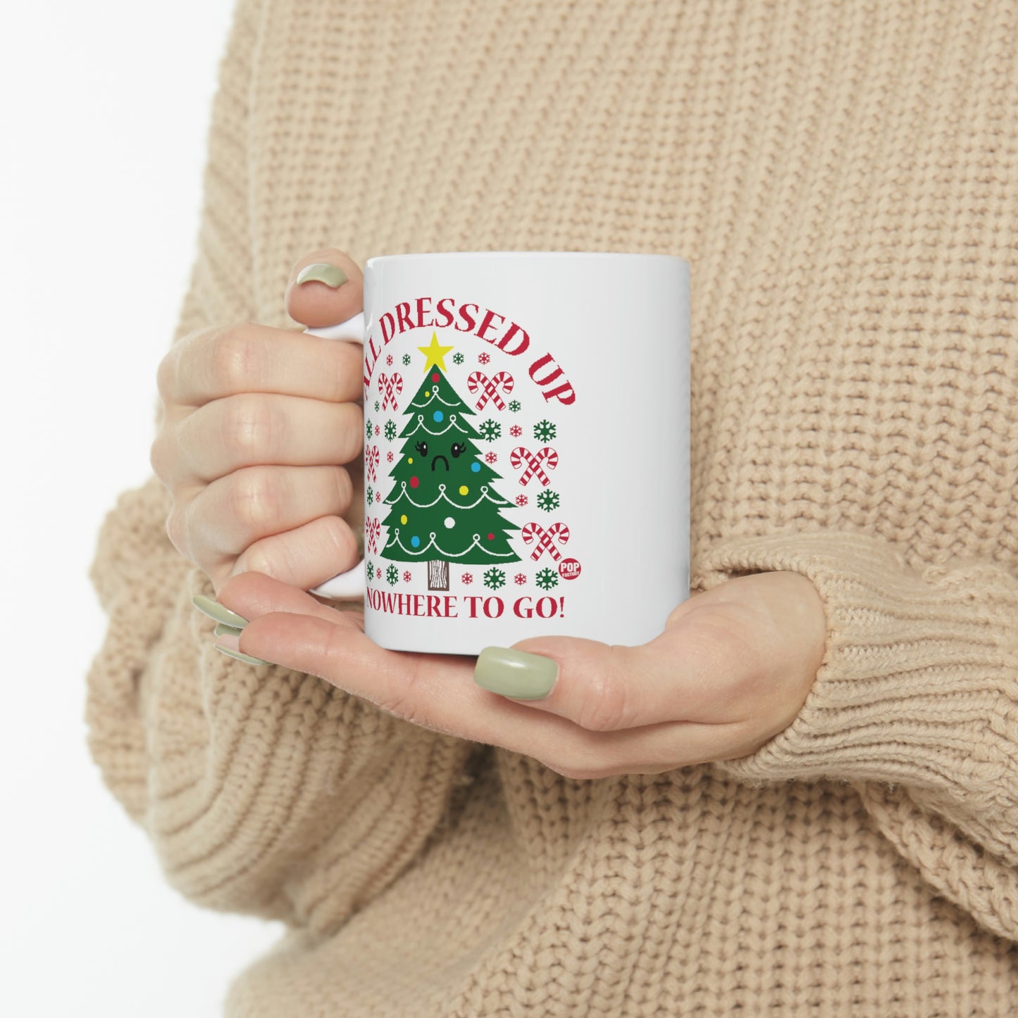 ALL DRESSED UP X-MAS TREE - 11 Oz COFFEE MUG