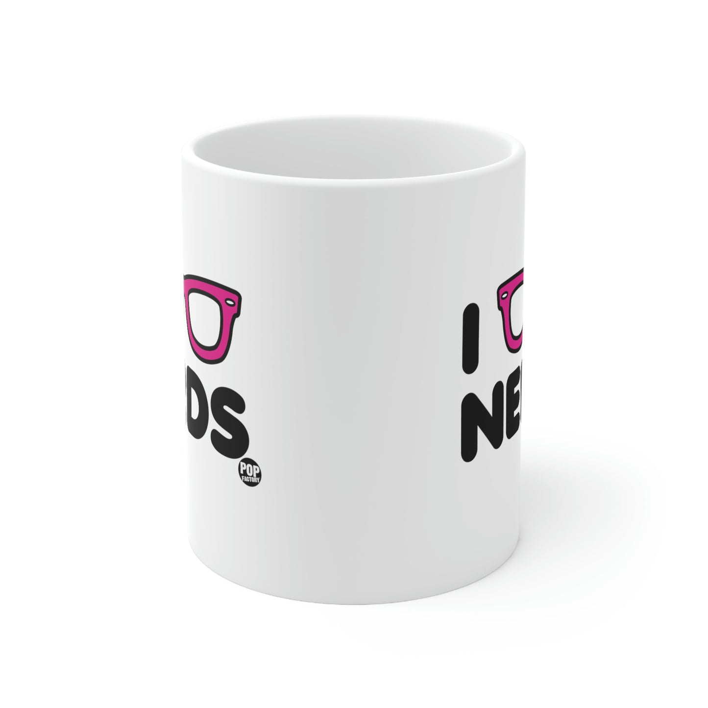 I Love Nerds Glasses Coffee Mug