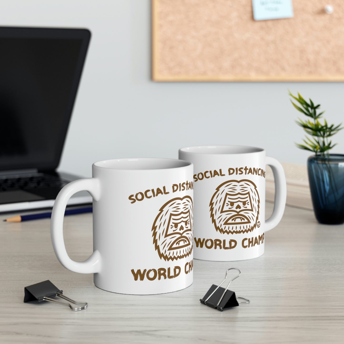 Social Distancing Champ Bigfoot Mug