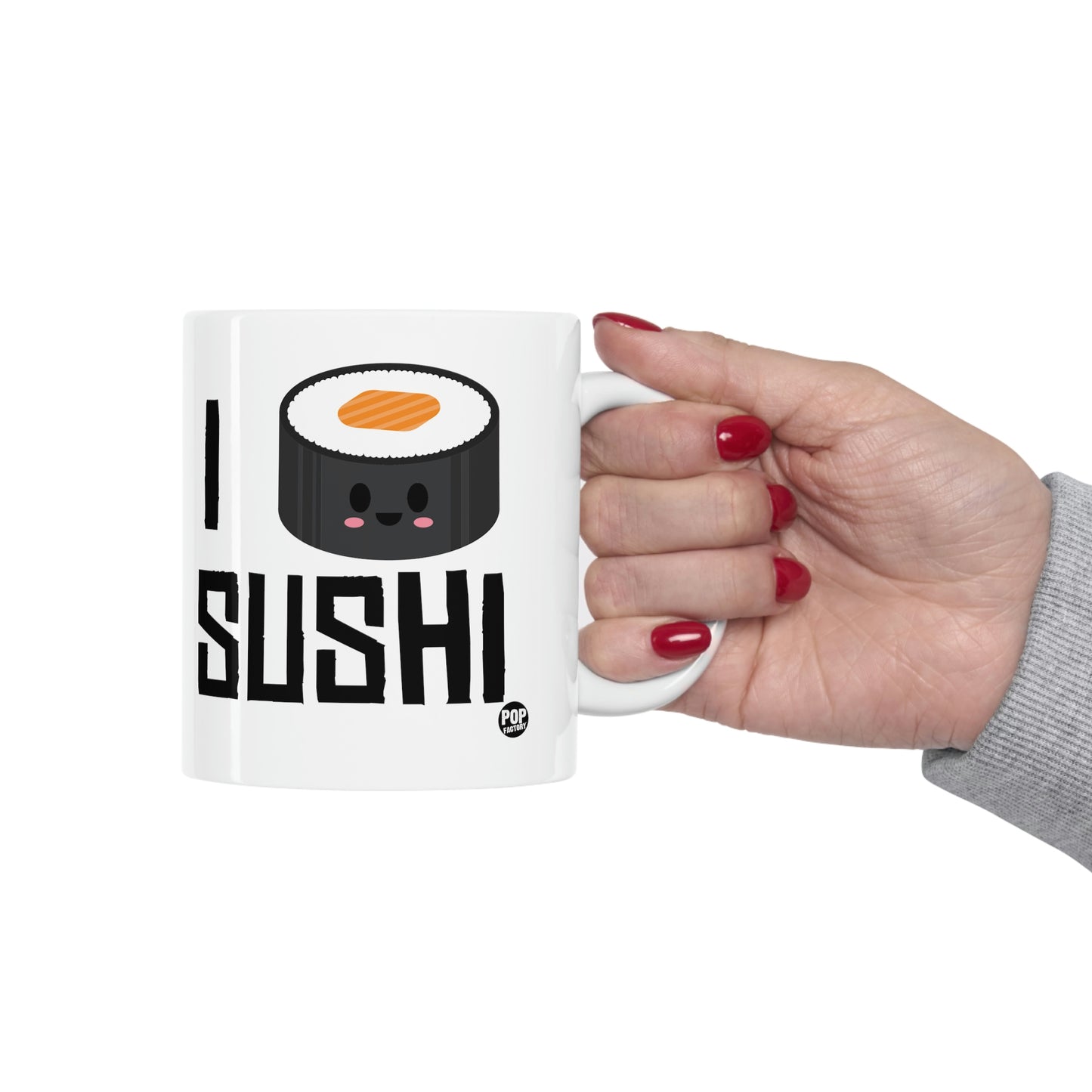 I LOVE SUSHI COFFEE MUG